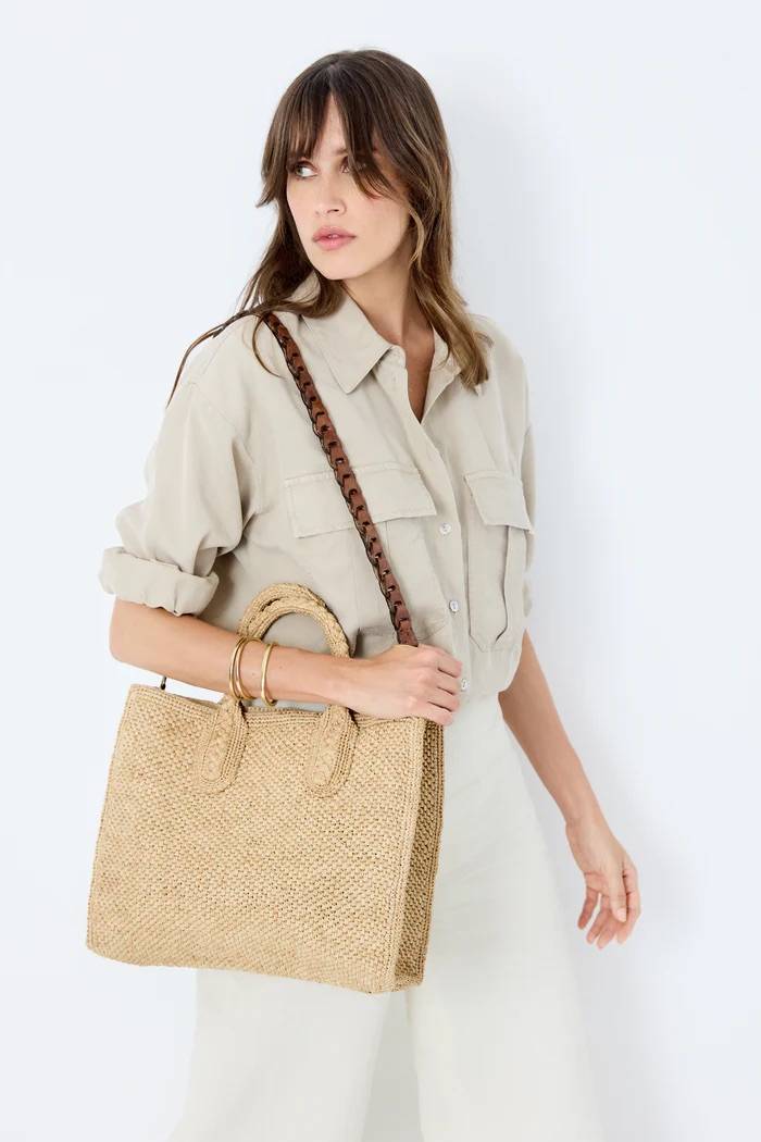 Sac Rary raphia naturel - Sac artisanal femme fait main Madagascar