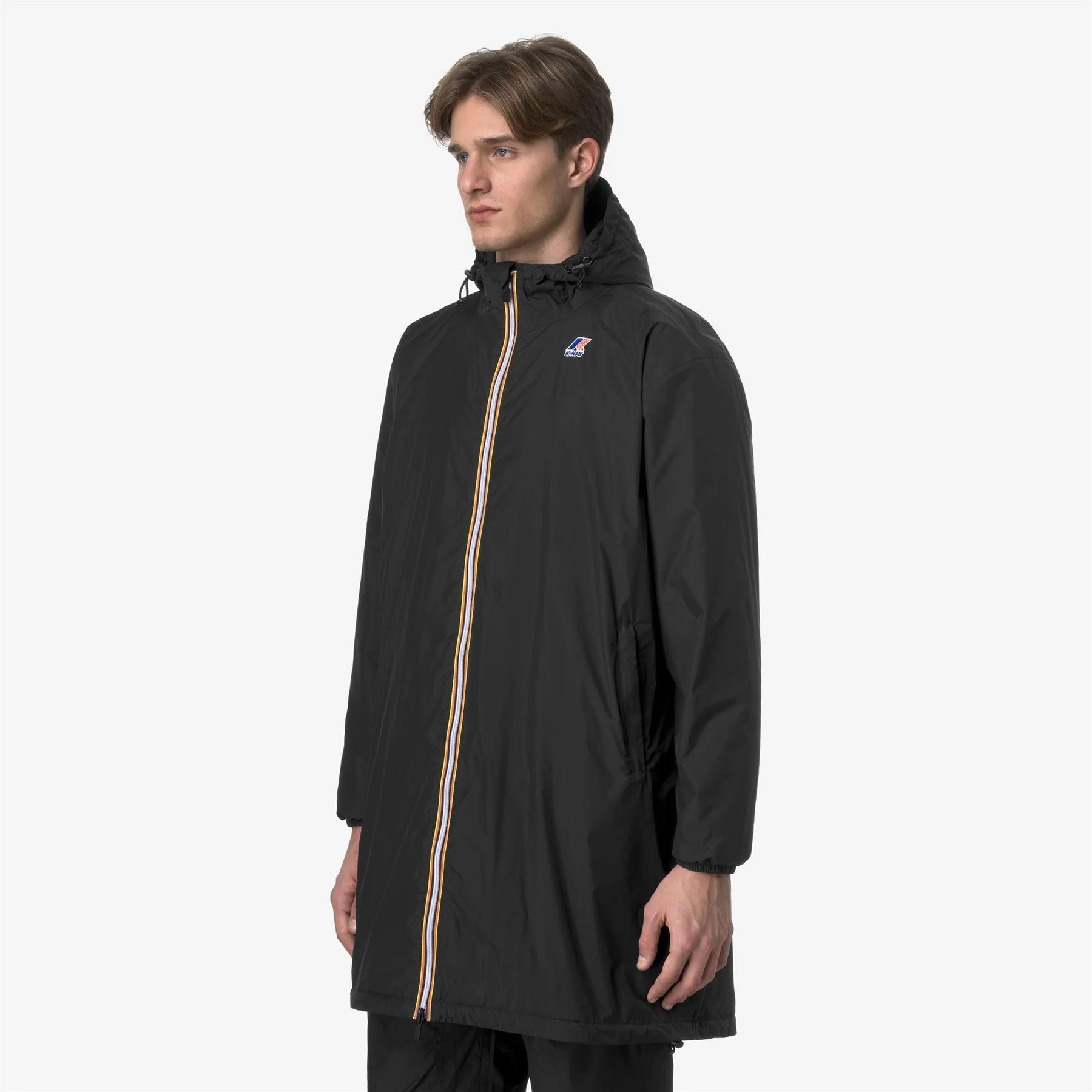 K-Way Le Vrai 3.0 Eiffel Warm Black Pure - Parka longue unisexe isolée