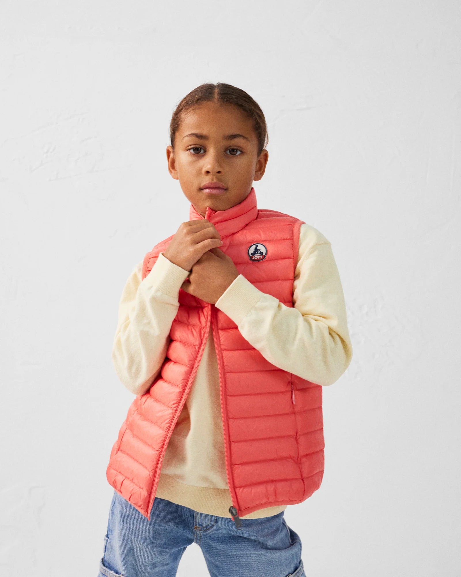 Doudoune Zoe rouge - Doudoune sans manches enfant