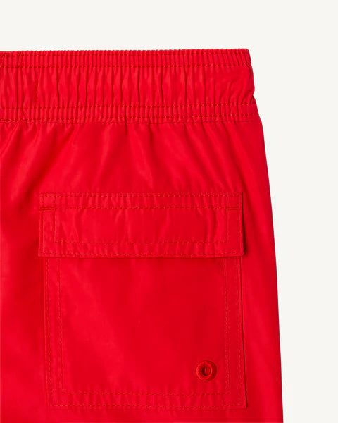 Short de bain Cassis rouge - Short de bain enfant mixte