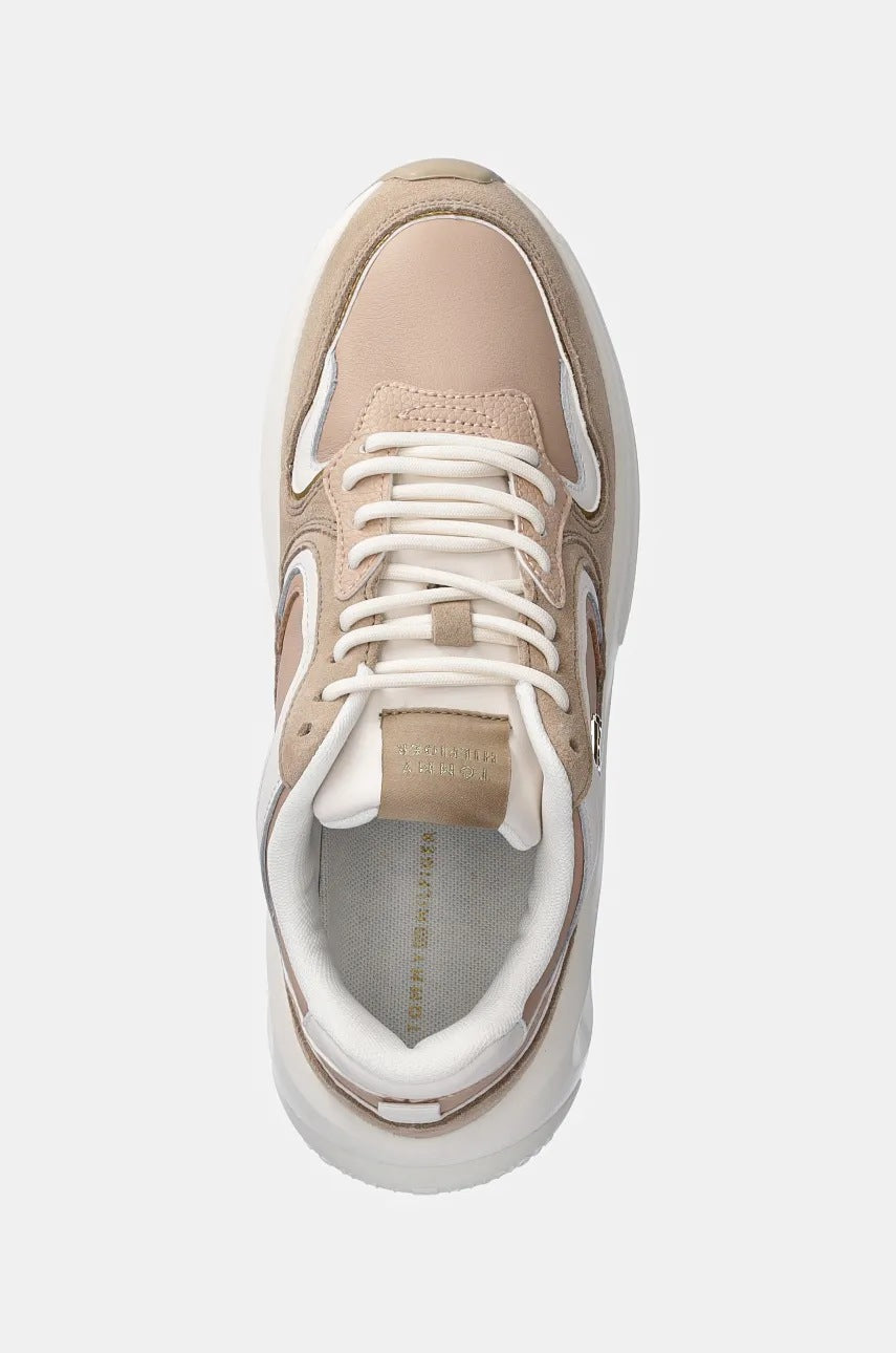 Basket rose femme Tommy Hilfiger Chunky Fashion Runner – Sneakers confortables tendance 2025
