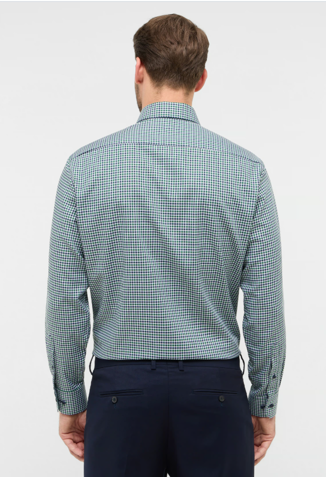Chemise Homme Tommy Hilfiger – Carreaux Vert & Bleu – Coton Premium – Style Urbain Élégant