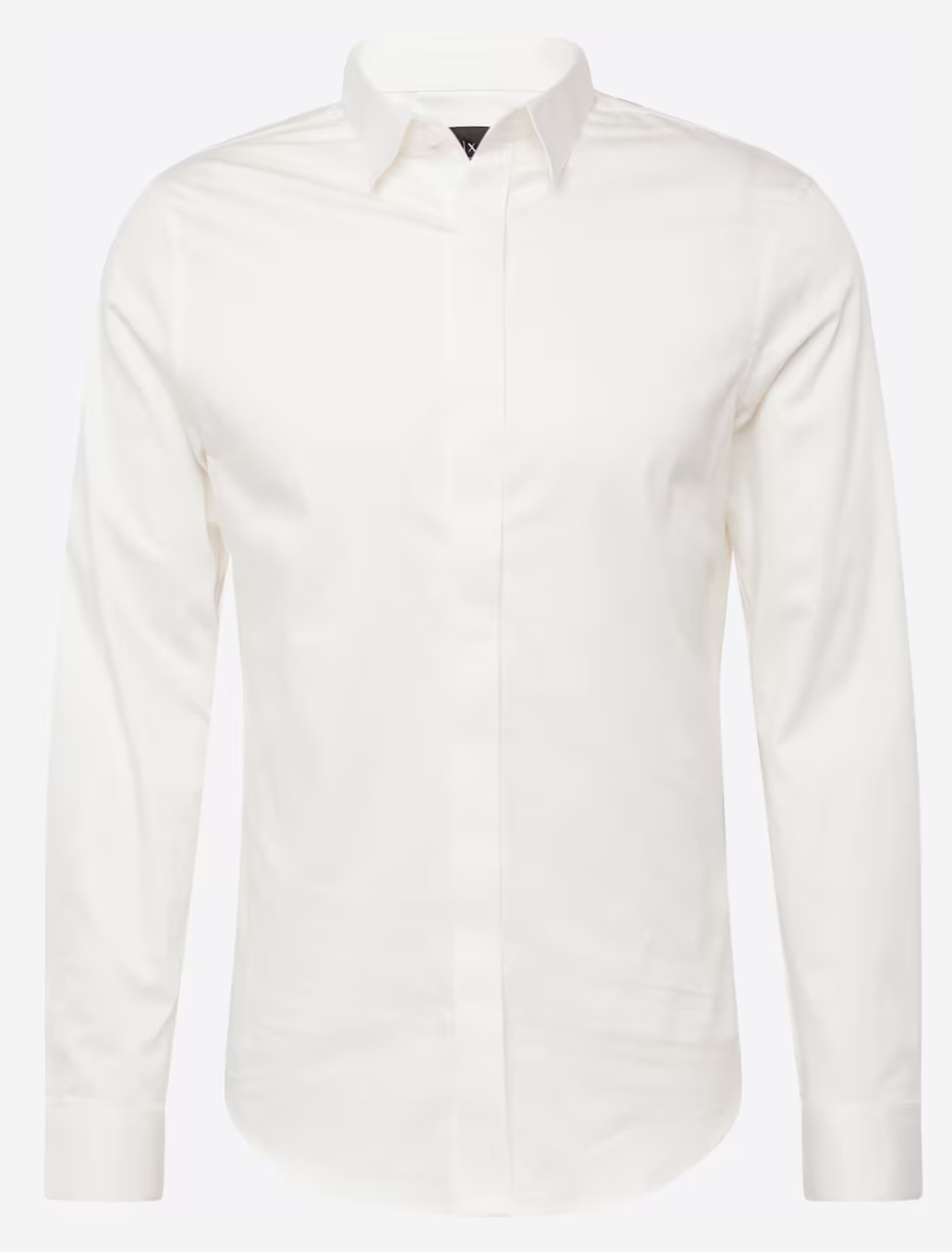 Chemise blanche homme Armani Exchange – Coton premium, élégante, manches longues