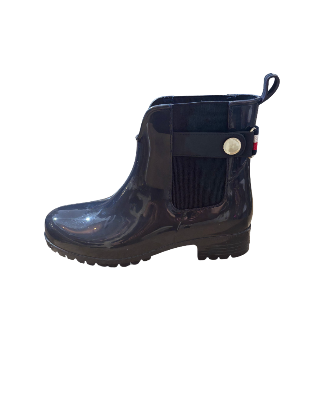 Bottines de pluie femme Tommy Hilfiger marine imperméables – Chaussures tendance adulte