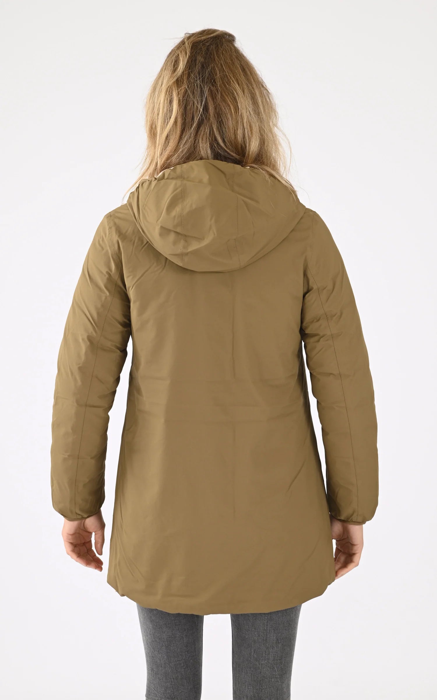 K-Way Klassic GMU Femme Réversible Marron Rose – Veste Imperméable Élégante Hiver