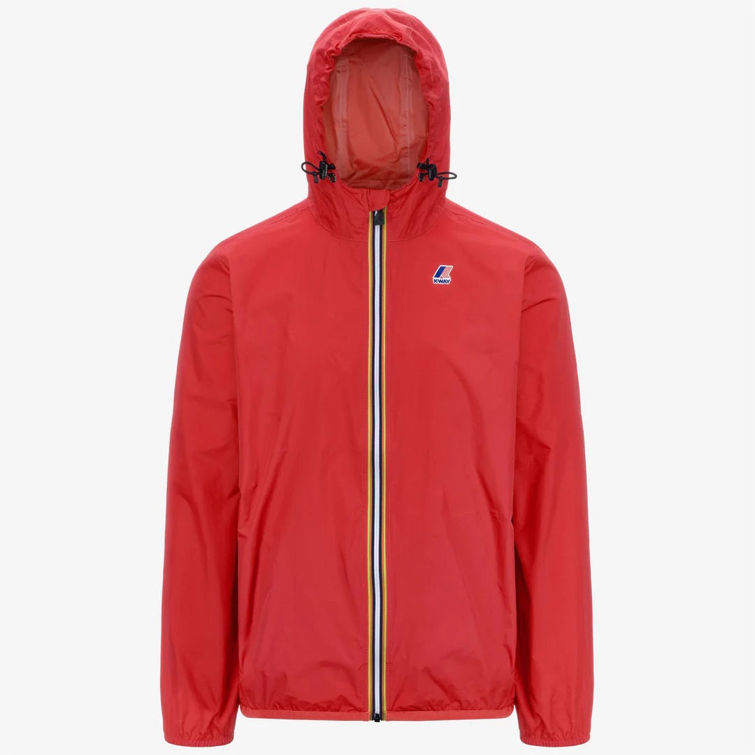 K-Way Le Vrai Claude 3.0 rouge - Blouson unisexe imperméable coupe-vent