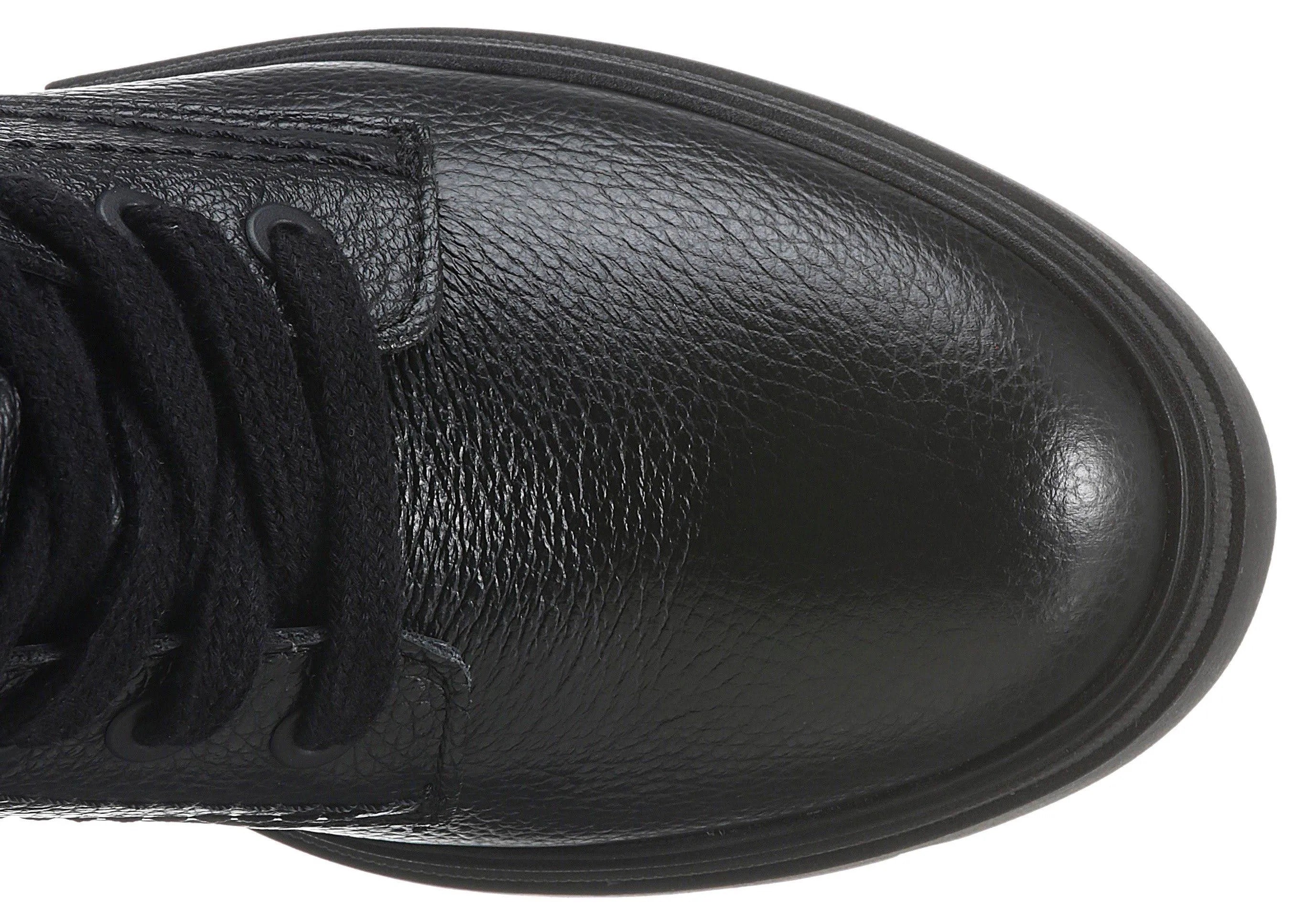 boot tommy hilfiger monochromatic lace up