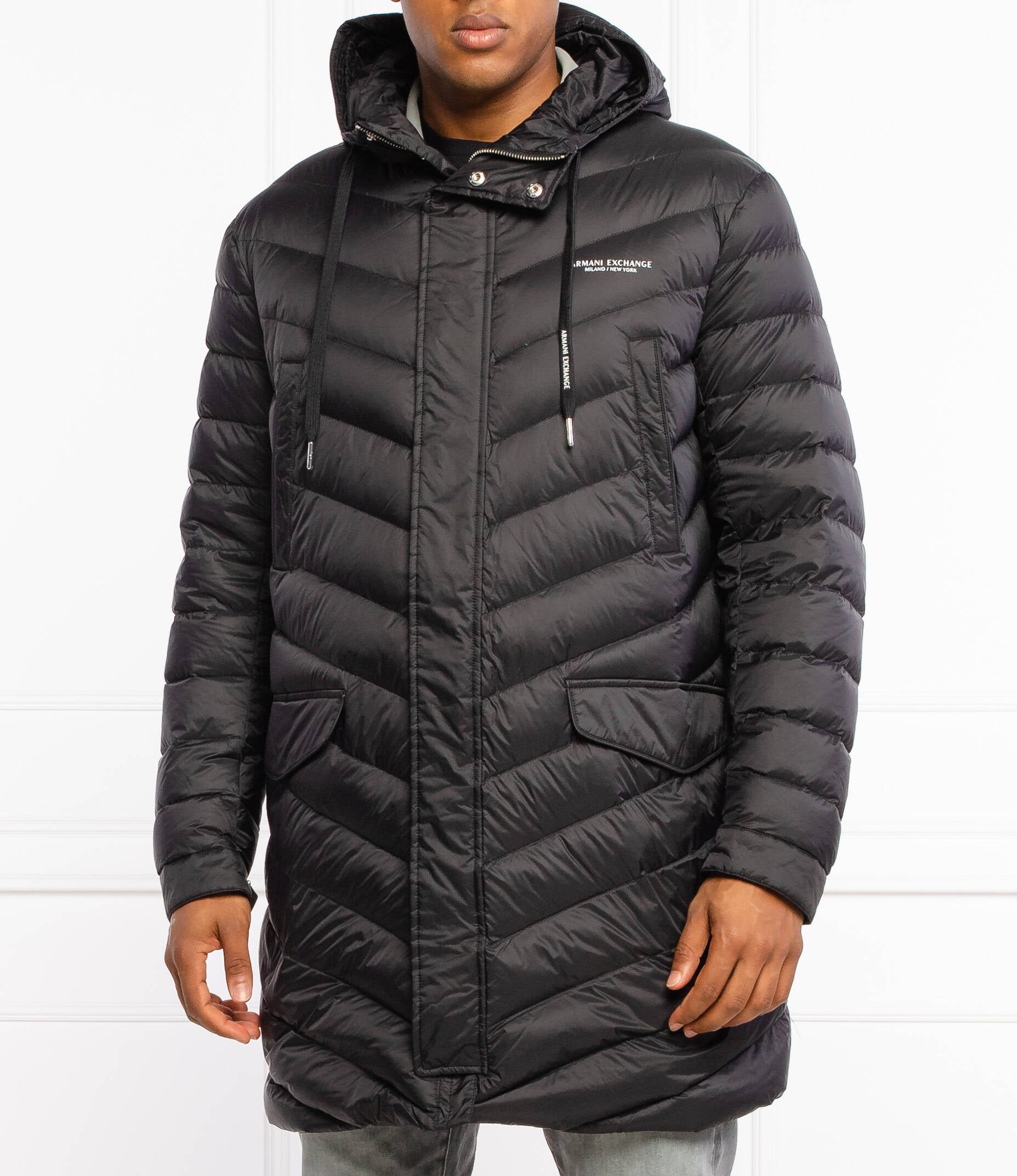 Doudoune Parka Homme Armani Exchange Noire – Manteau Hiver Ultra Chaud| Urban Chic Boutiques