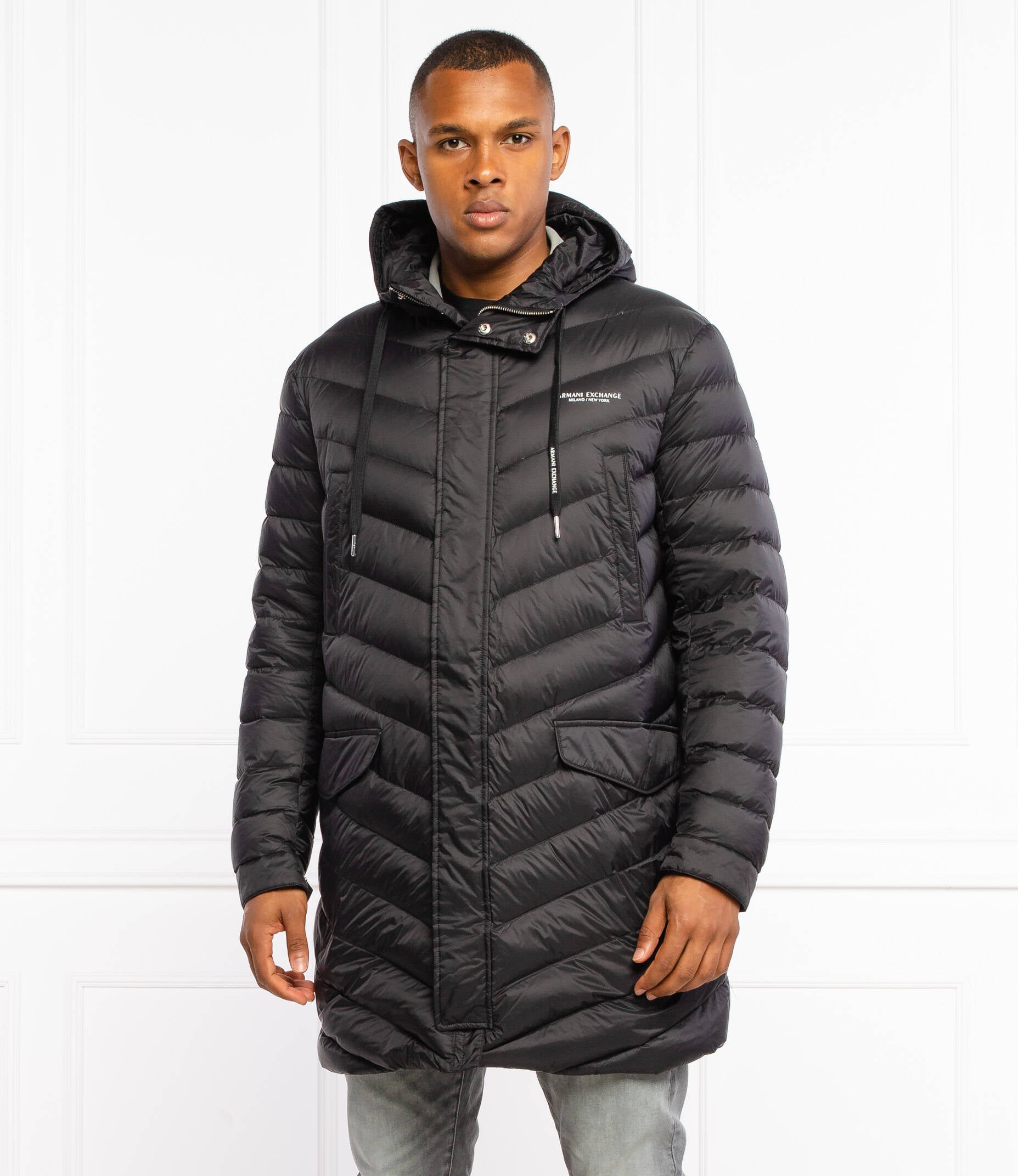 Doudoune Parka Homme Armani Exchange Noire – Manteau Hiver Ultra Chaud| Urban Chic Boutiques