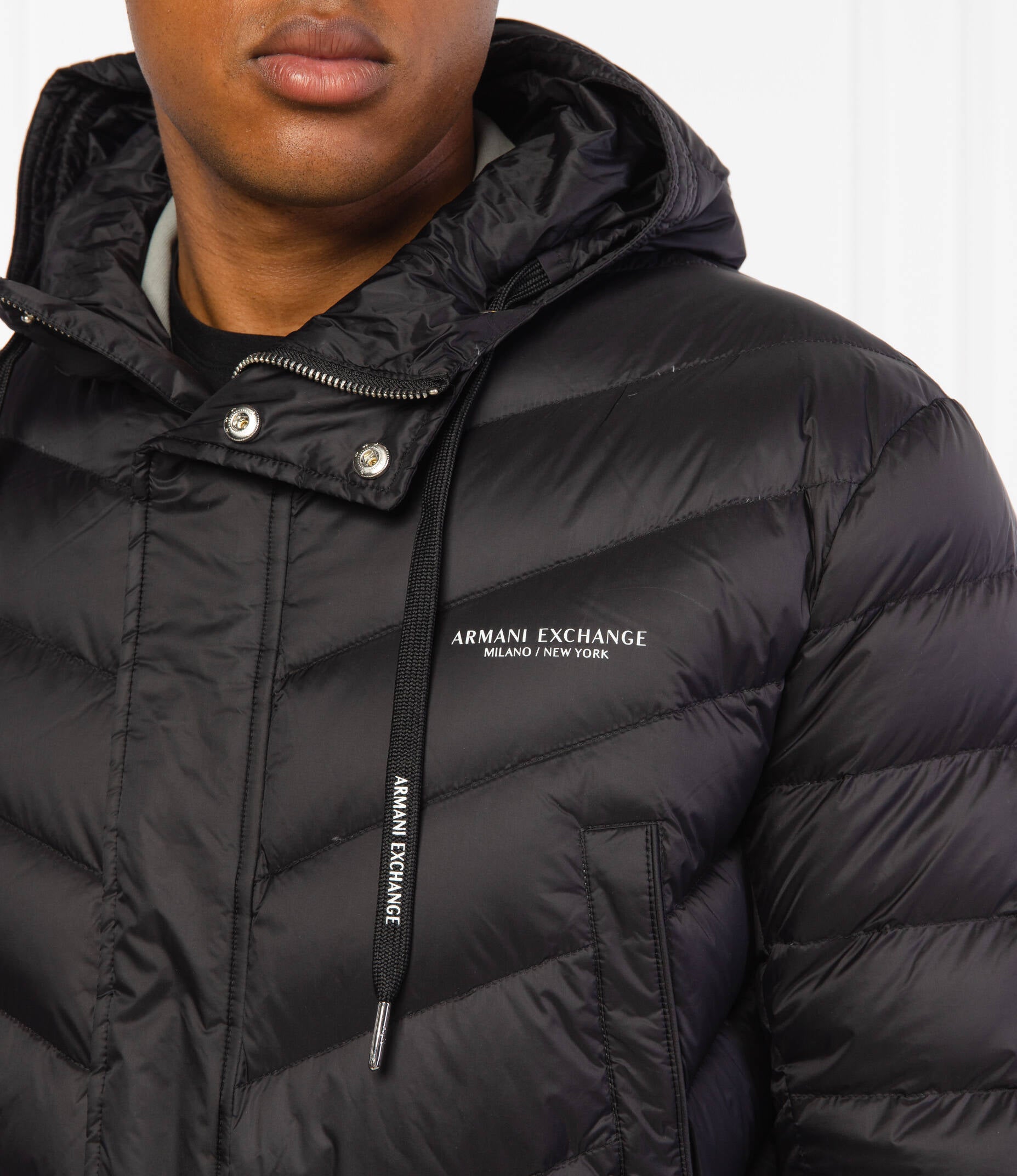 Doudoune Parka Homme Armani Exchange Noire – Manteau Hiver Ultra Chaud| Urban Chic Boutiques
