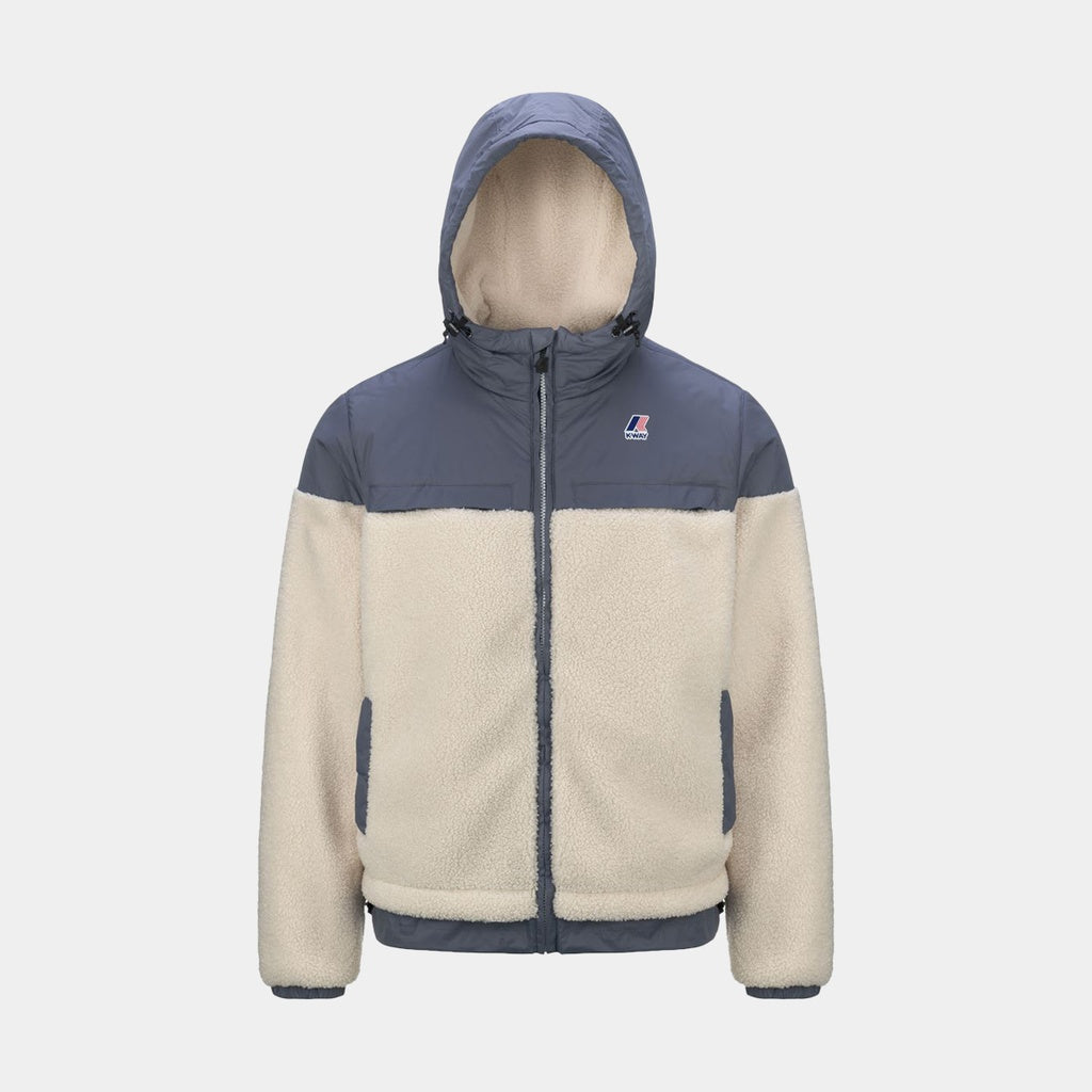 Kway le vrai 3.0 Jildaz Orsetto Blue Jeans – Veste imperméable mixte, coupe-vent, sherpa, confortable | Urban Chic Boutiques