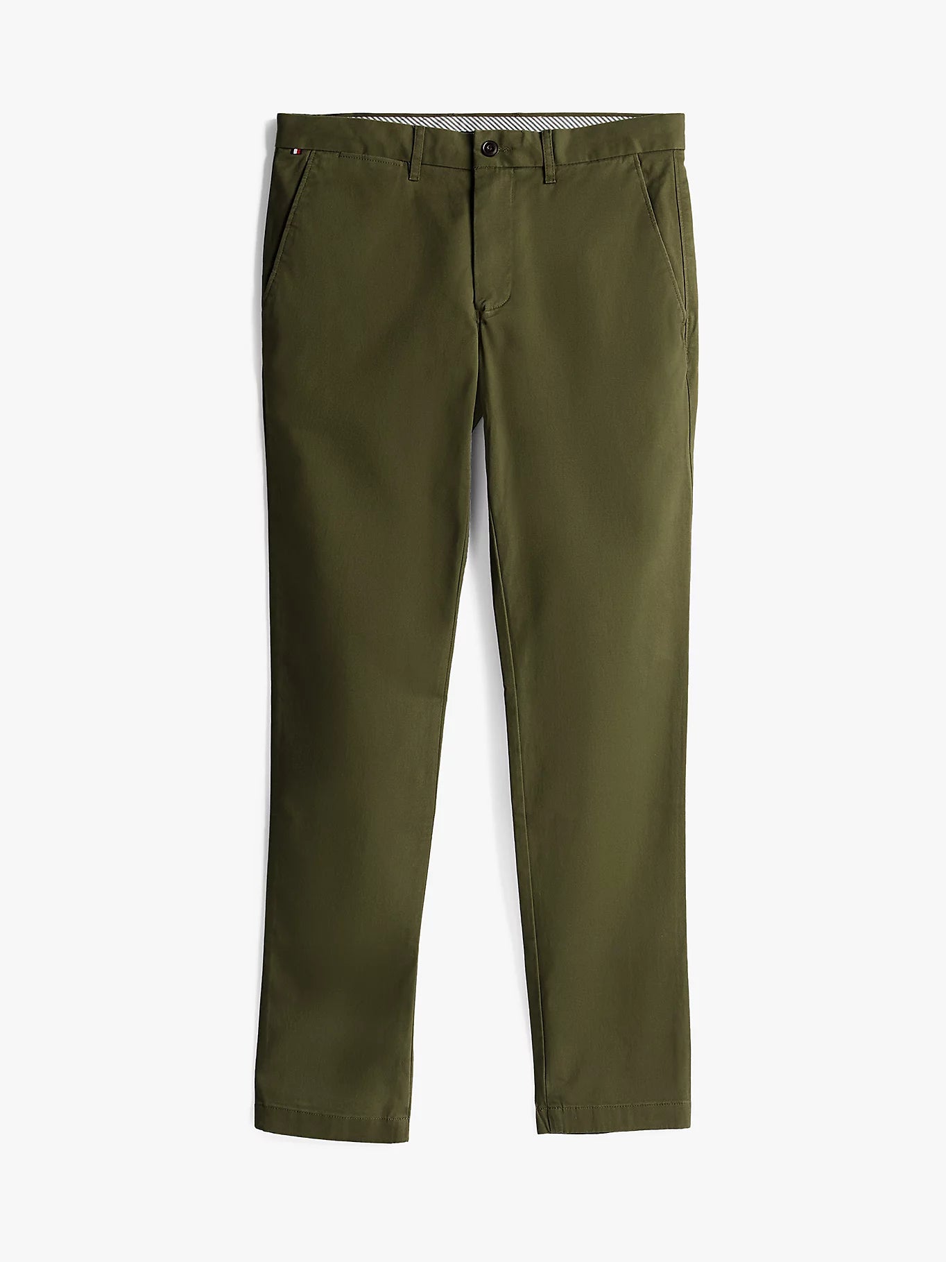 Chino Tommy Hilfiger Bleecker Slim Fit Olive Homme – Pantalon élégant urbain automne