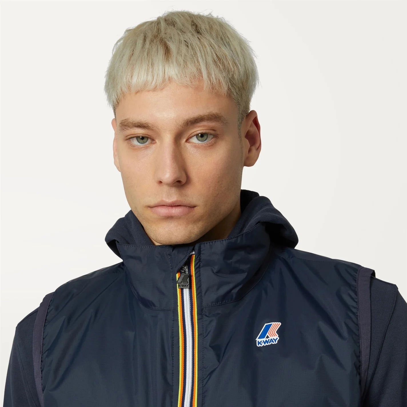 K-Way Doudoune Sans Manches Homme Le Vrai 3.0 Rouland Warm Bleu Marine – Gilet Imperméable, Coupe-Vent, Collection Automne