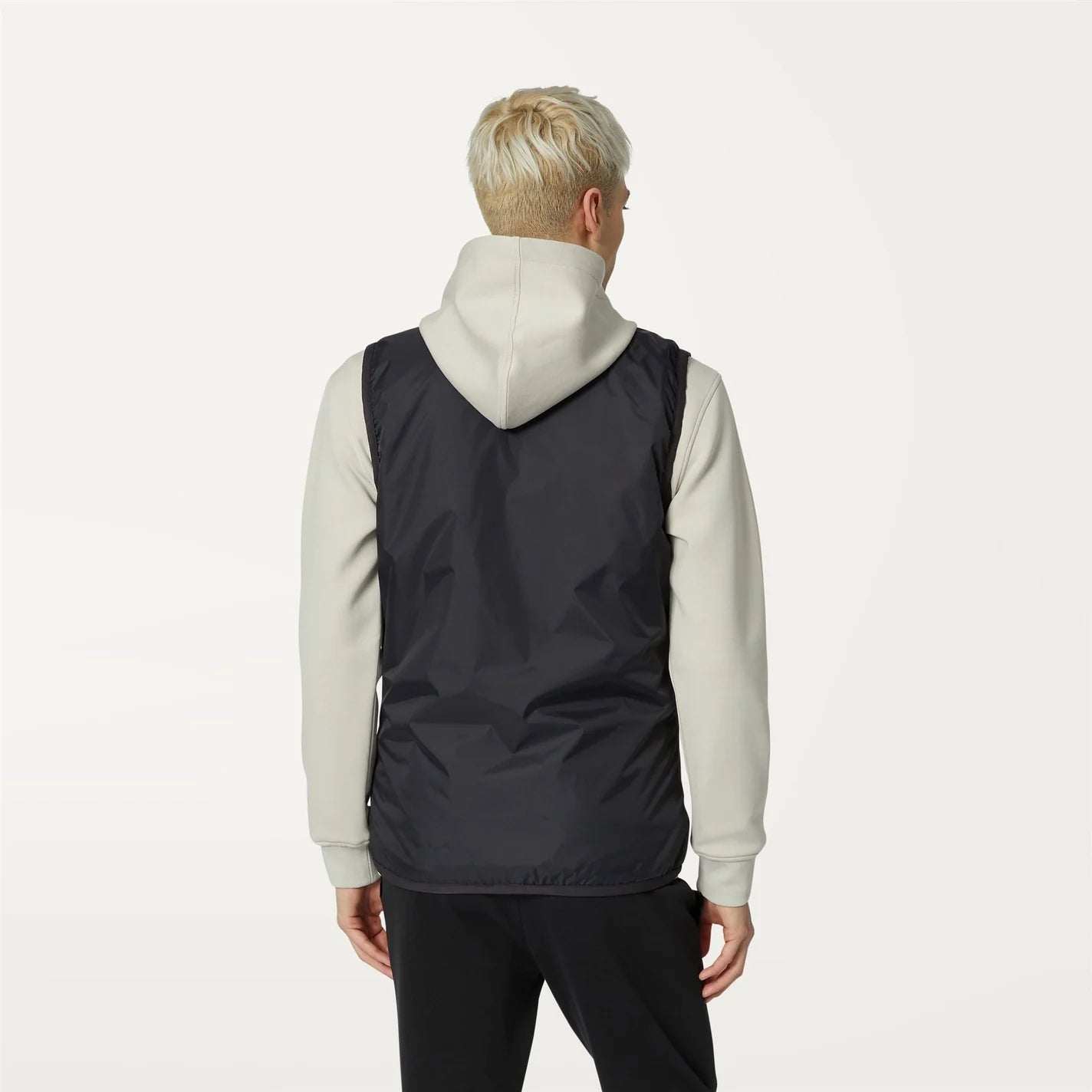 K-Way Doudoune Sans Manches Le Vrai 3.0 Rouland Warm Homme Noir — Veste Outdoor Imperméable, Coupe-Vent, Hiver