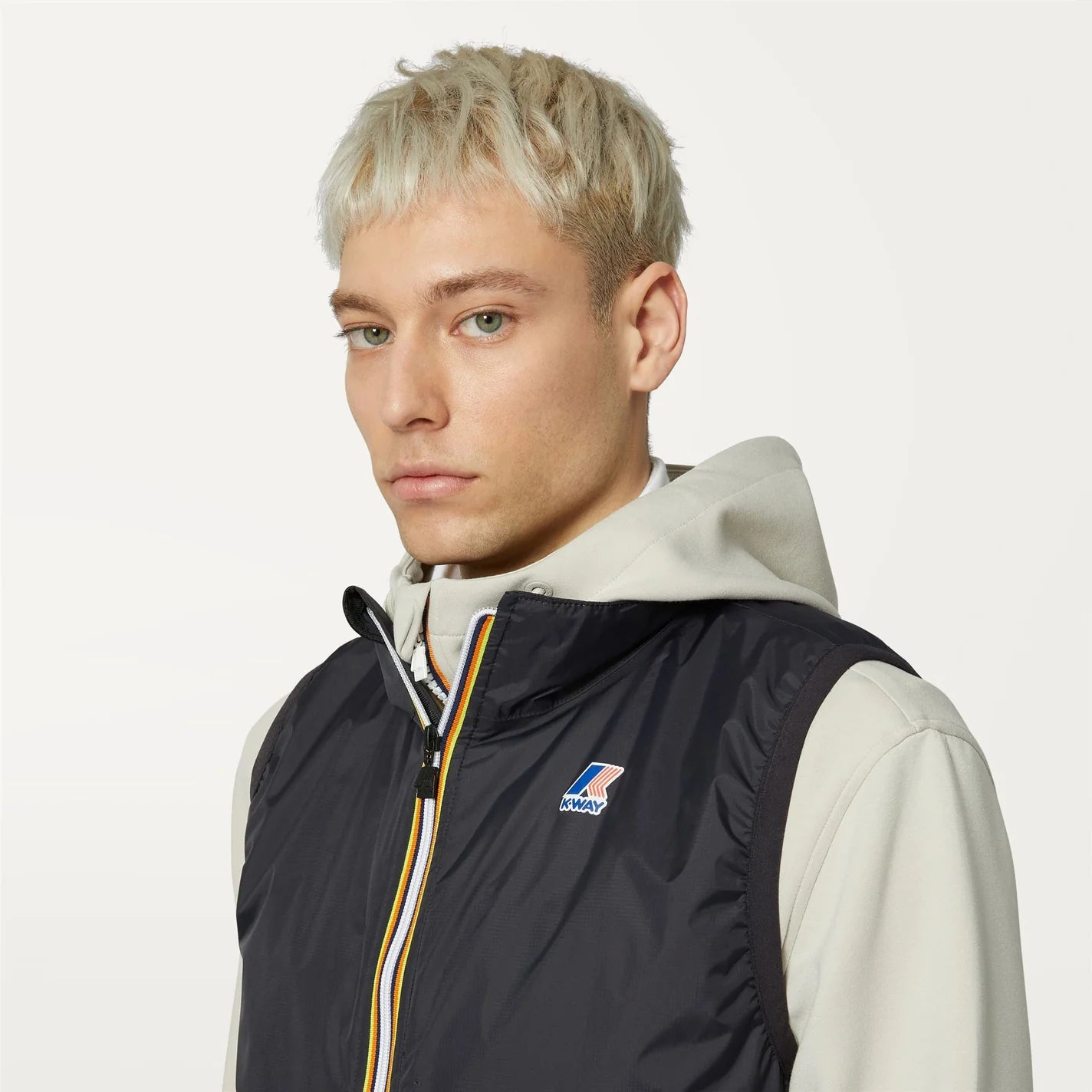 K-Way Doudoune Sans Manches Le Vrai 3.0 Rouland Warm Homme Noir — Veste Outdoor Imperméable, Coupe-Vent, Hiver