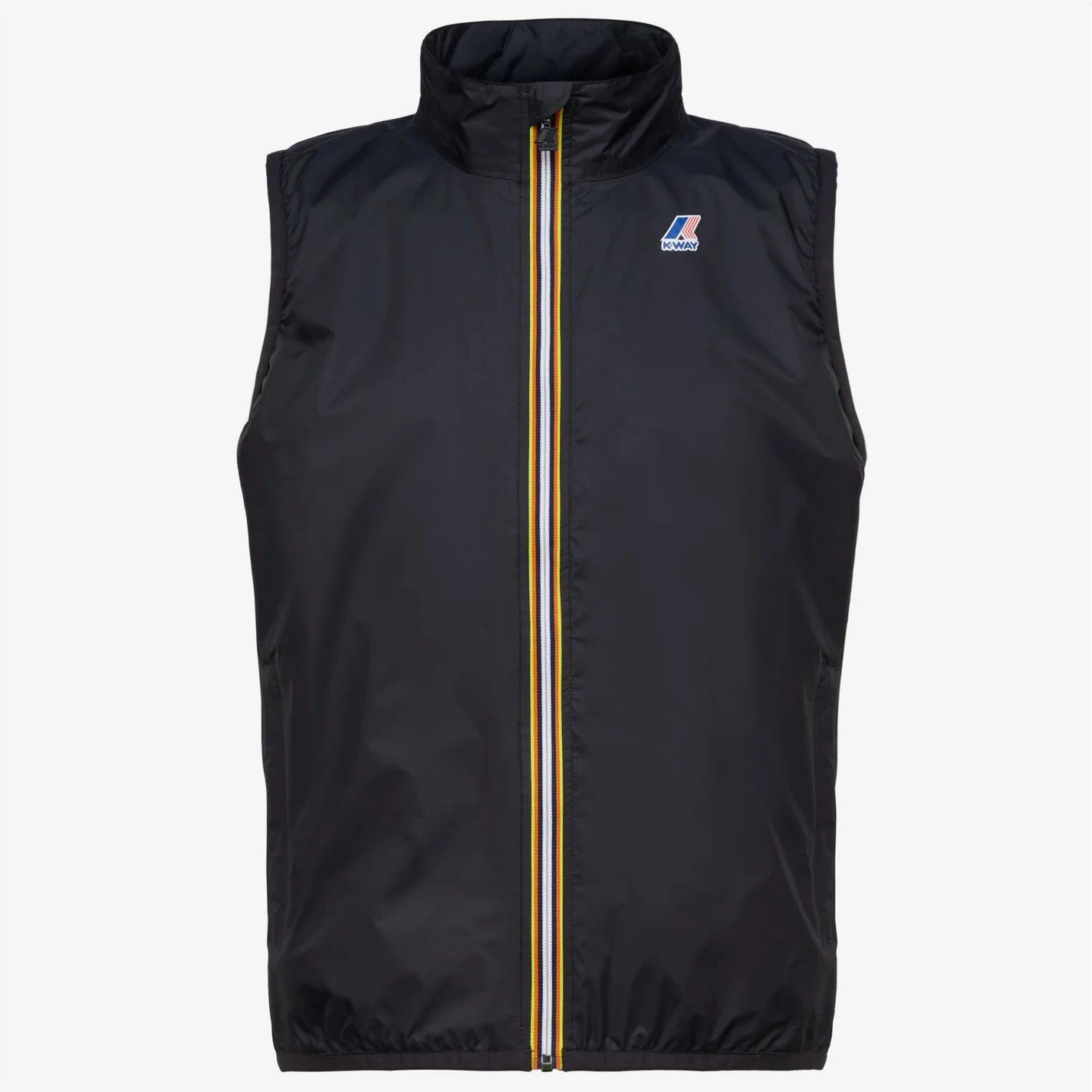 K-Way Doudoune Sans Manches Le Vrai 3.0 Rouland Warm Homme Noir — Veste Outdoor Imperméable, Coupe-Vent, Hiver