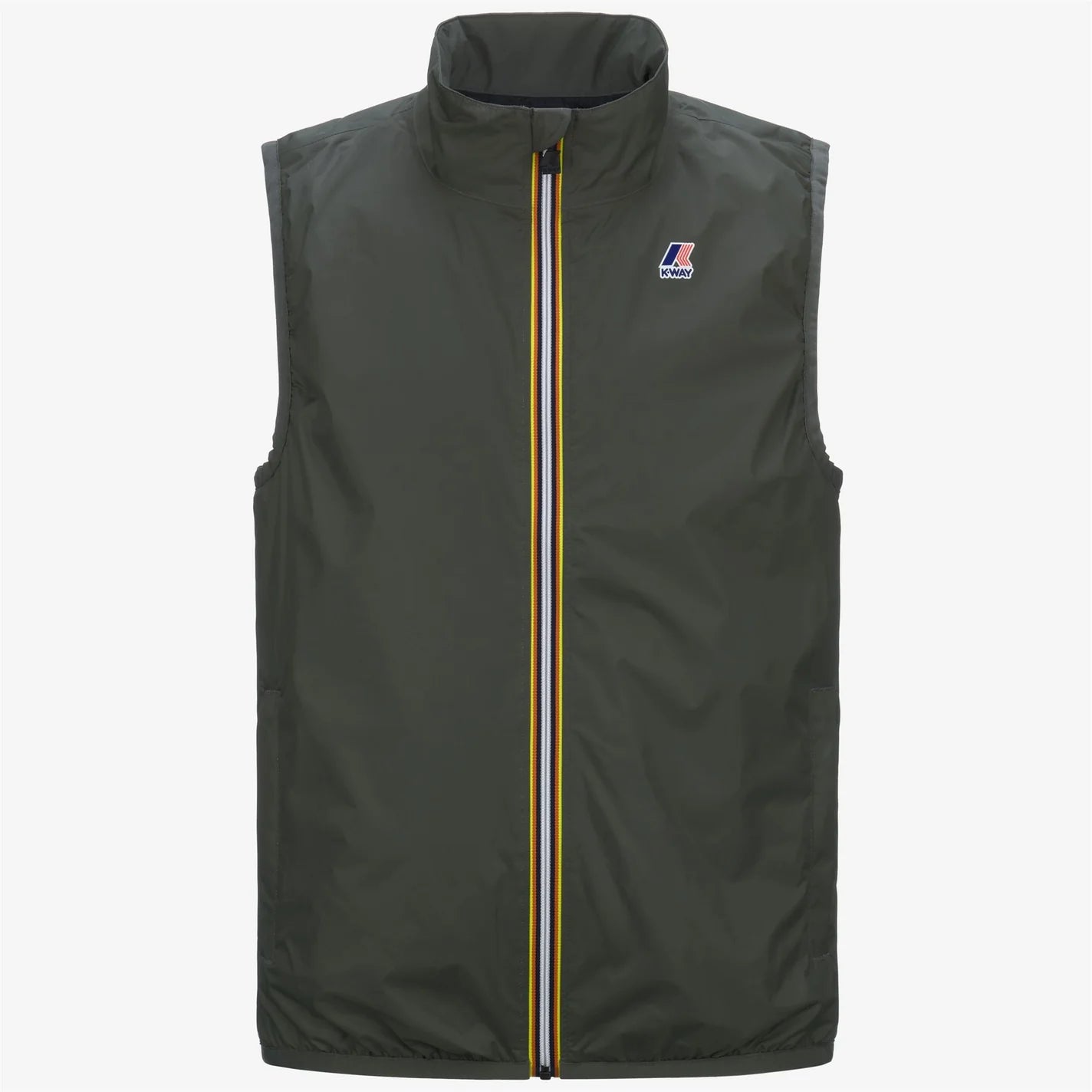 K-Way Doudoune Sans Manches Le Vrai 3.0 Rouland Warm Homme green blackish — Veste Outdoor Imperméable, Coupe-Vent, Hiver