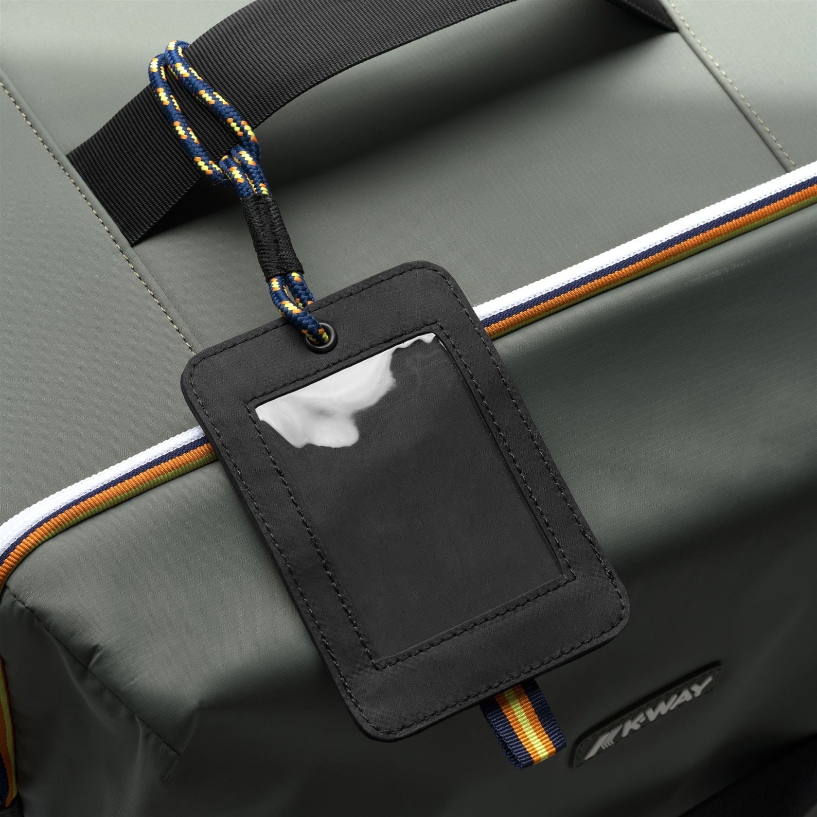 Petite valise K-Way kaki déperlante – bagage cabine léger, voyage urbain & vacances