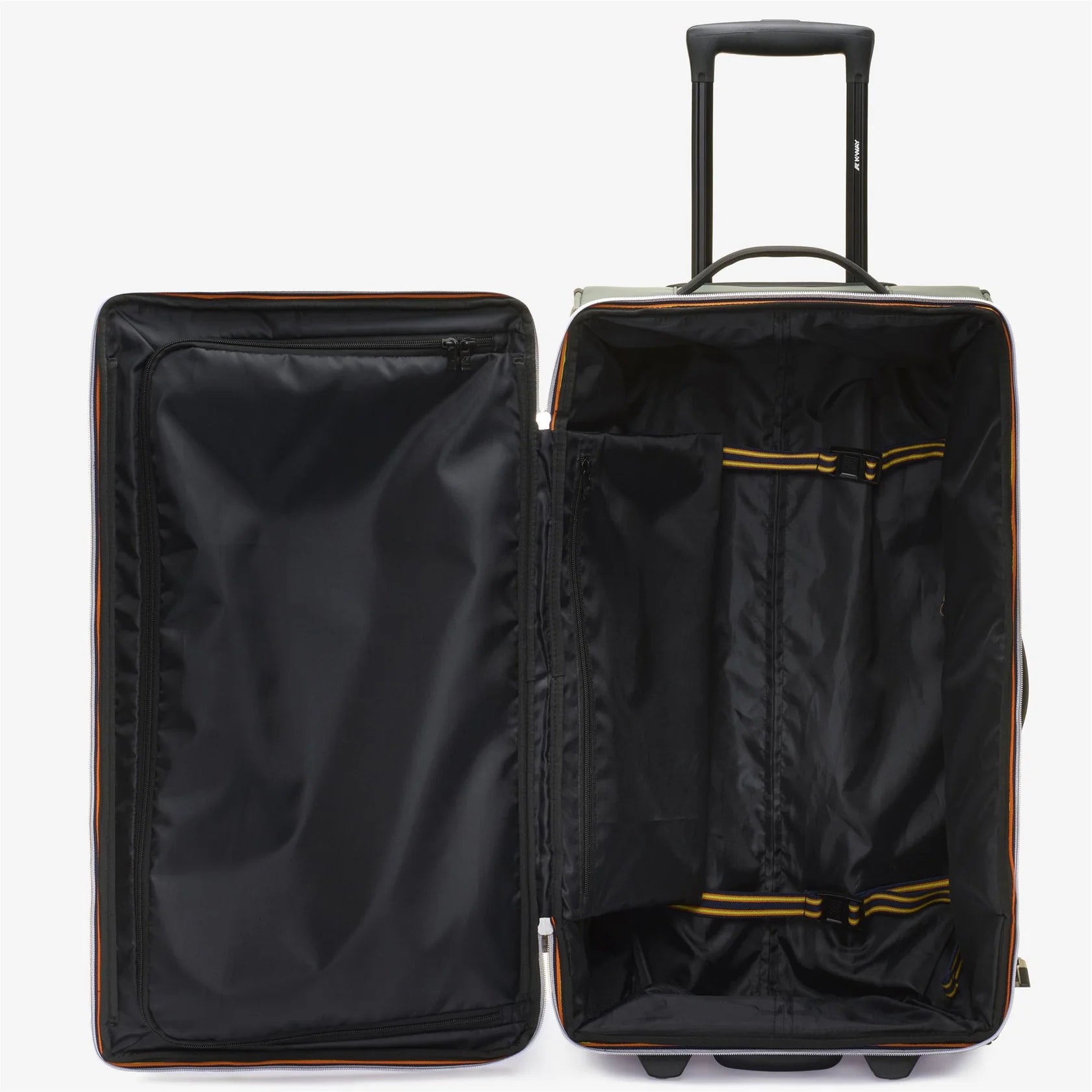 Valise K-Way Kaki Blossac – Bagage cabine imperméable, léger et résistant pour voyage
