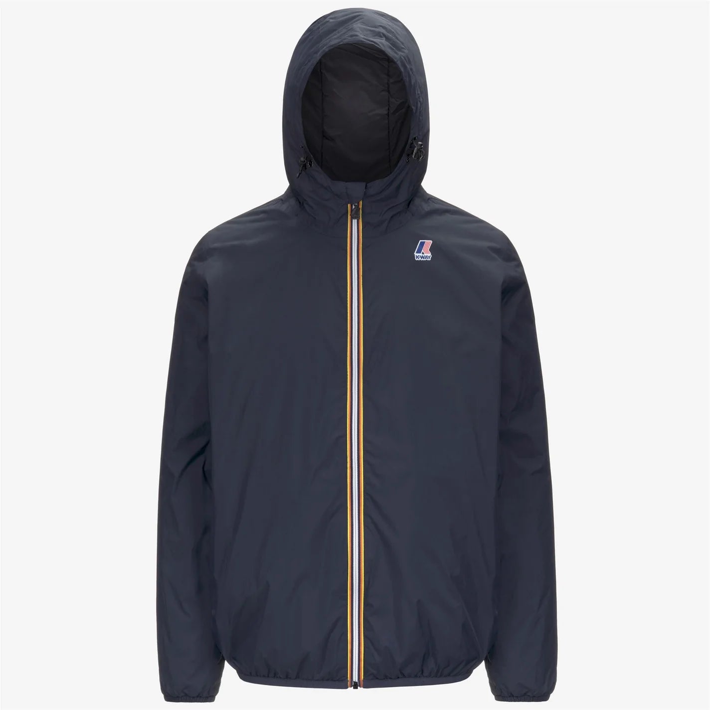 K-Way Le Vrai 4.0 Claude Mixte - Imperméable Warm bleu marine, Coupe-Vent Capuche, Hiver Automne, Tailles XS à 3XL