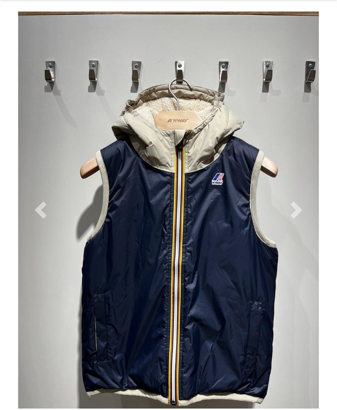Veste sans manches K-Way Le Vrai 3.0 Orlan Orsetto mixte – Imperméable, déperlante, coupe-vent, enfant