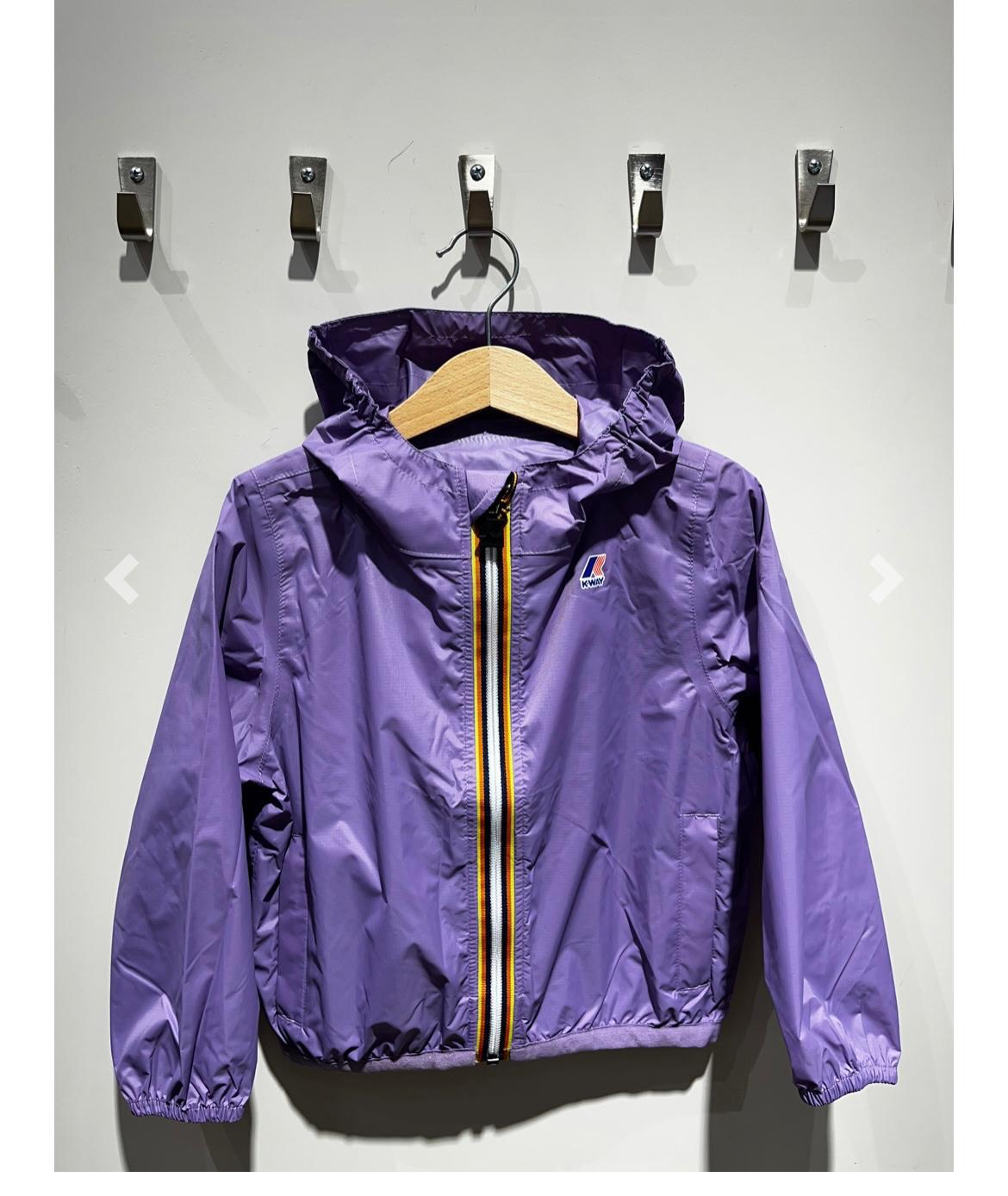 Kway Claude Enfant Violet – Imperméable Coupe-Vent Léger Fille ou Garçon