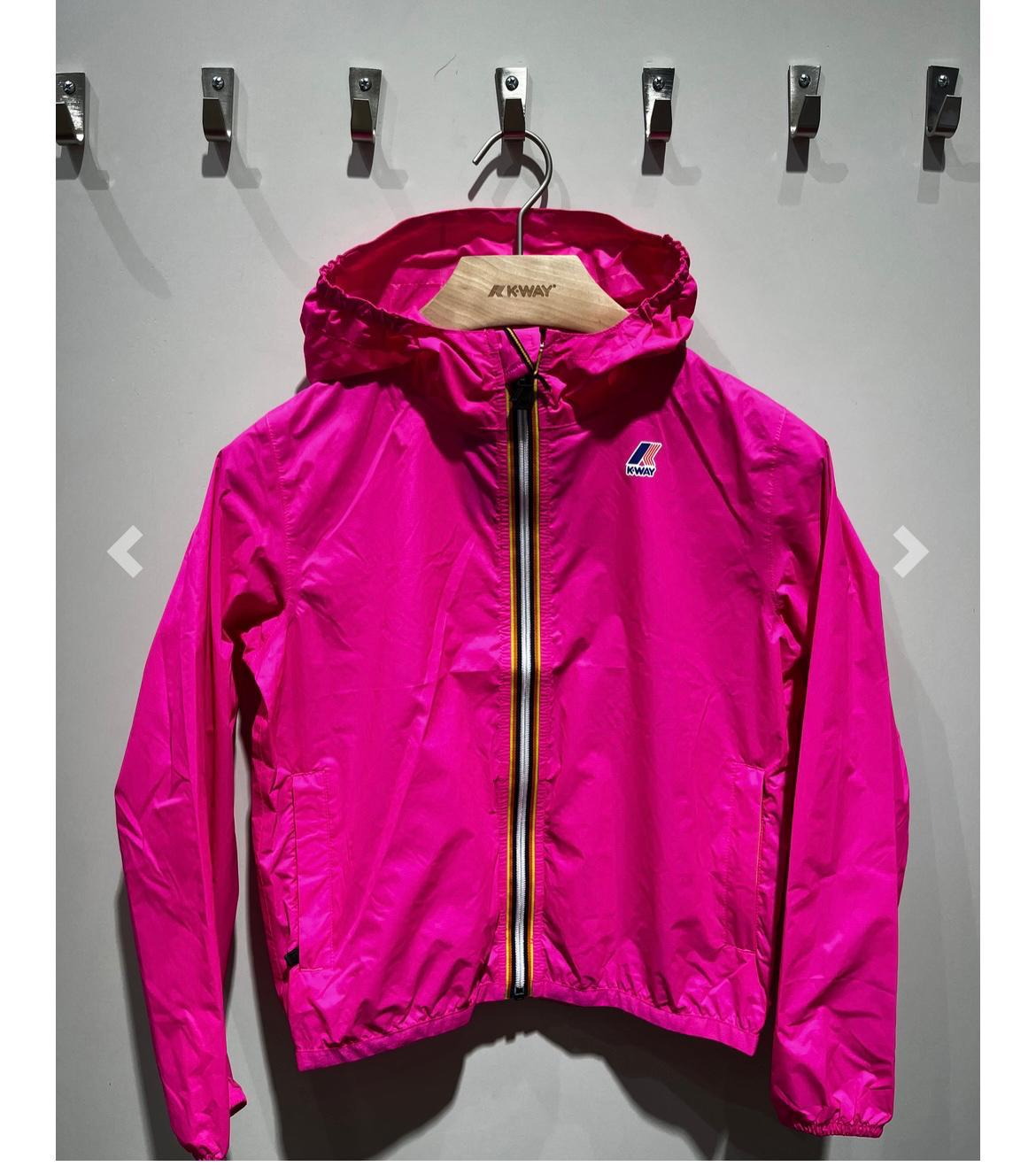 K-Way Claude Enfant Rose Fluo – Imperméable, Coupe-Vent Mixte, Tailles 3 à 12 | Urban Chic Boutiques