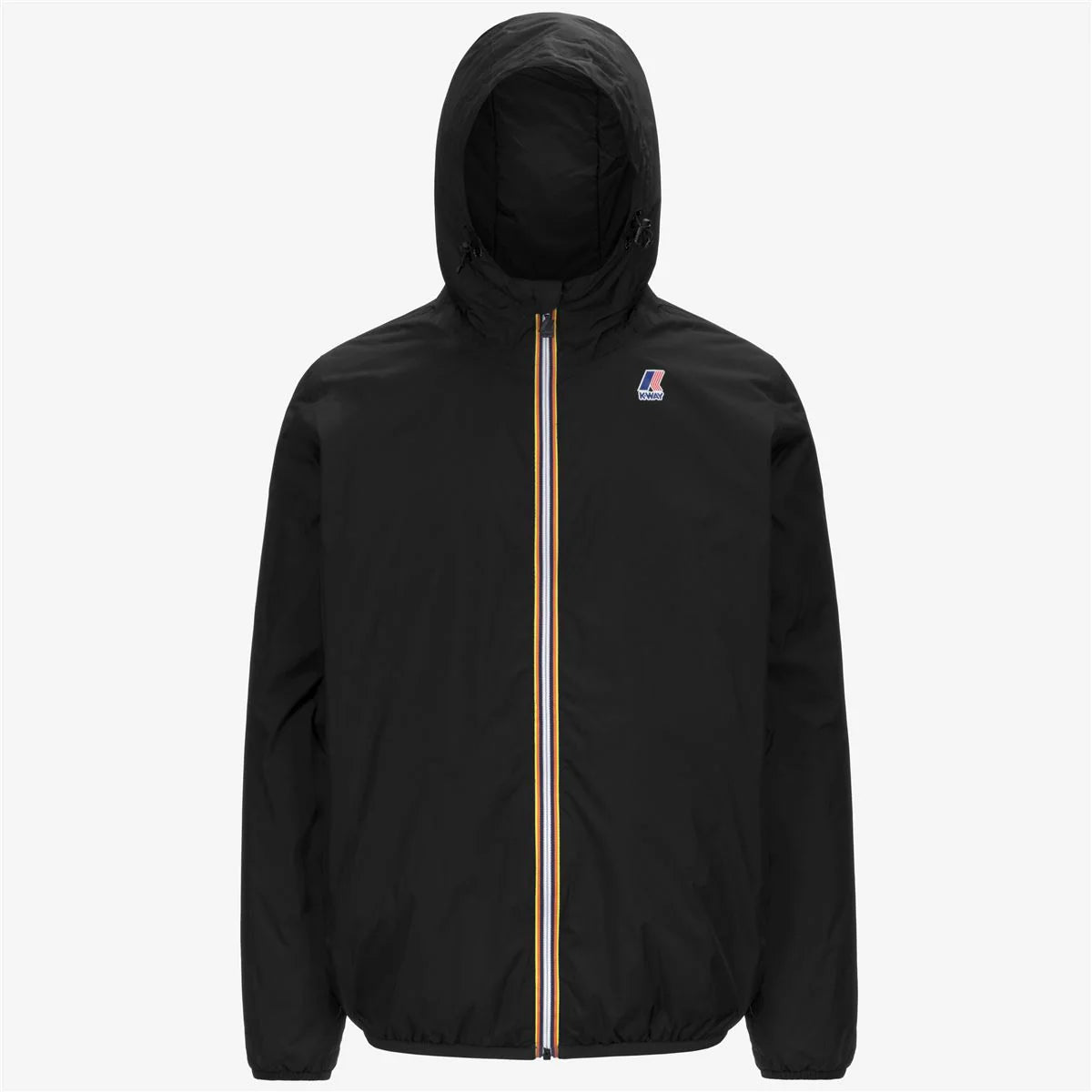 K-Way Le Vrai 4.0 Claude Mixte - Imperméable Warm Noir, Coupe-Vent Capuche, Hiver Automne, Tailles XS à 3XL