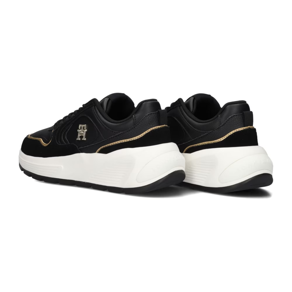 Basket noire femme Tommy Hilfiger Chunky Fashion Runner – Sneakers confortables tendance 2025