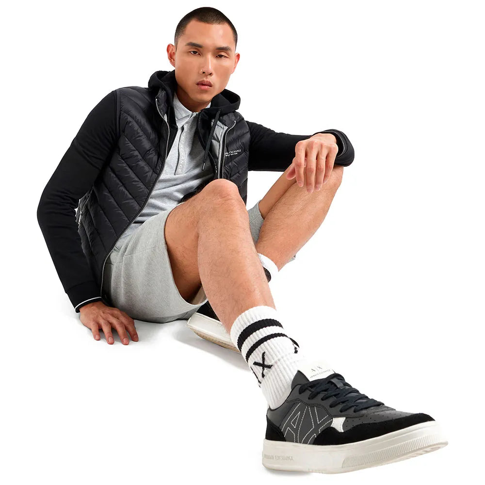 Doudoune sans Manches Homme Noir – Armani Exchange | Gilet Paquetable mi-saison