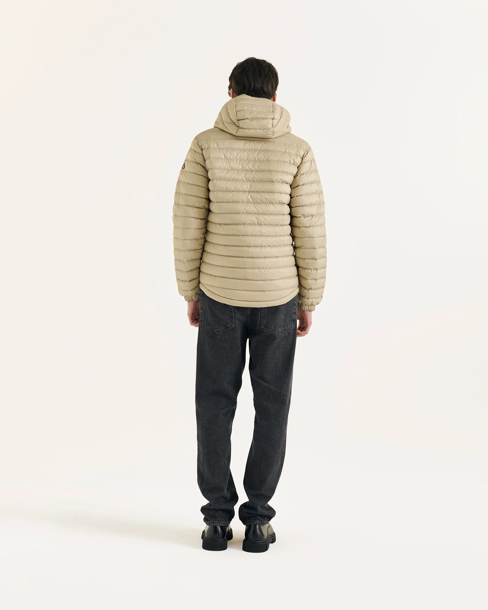 Jott Doudoune Bergen Réversible Homme Vert Army et beige – Manteau Légère, Imperméable & Tendance | Urban Chic Boutiques