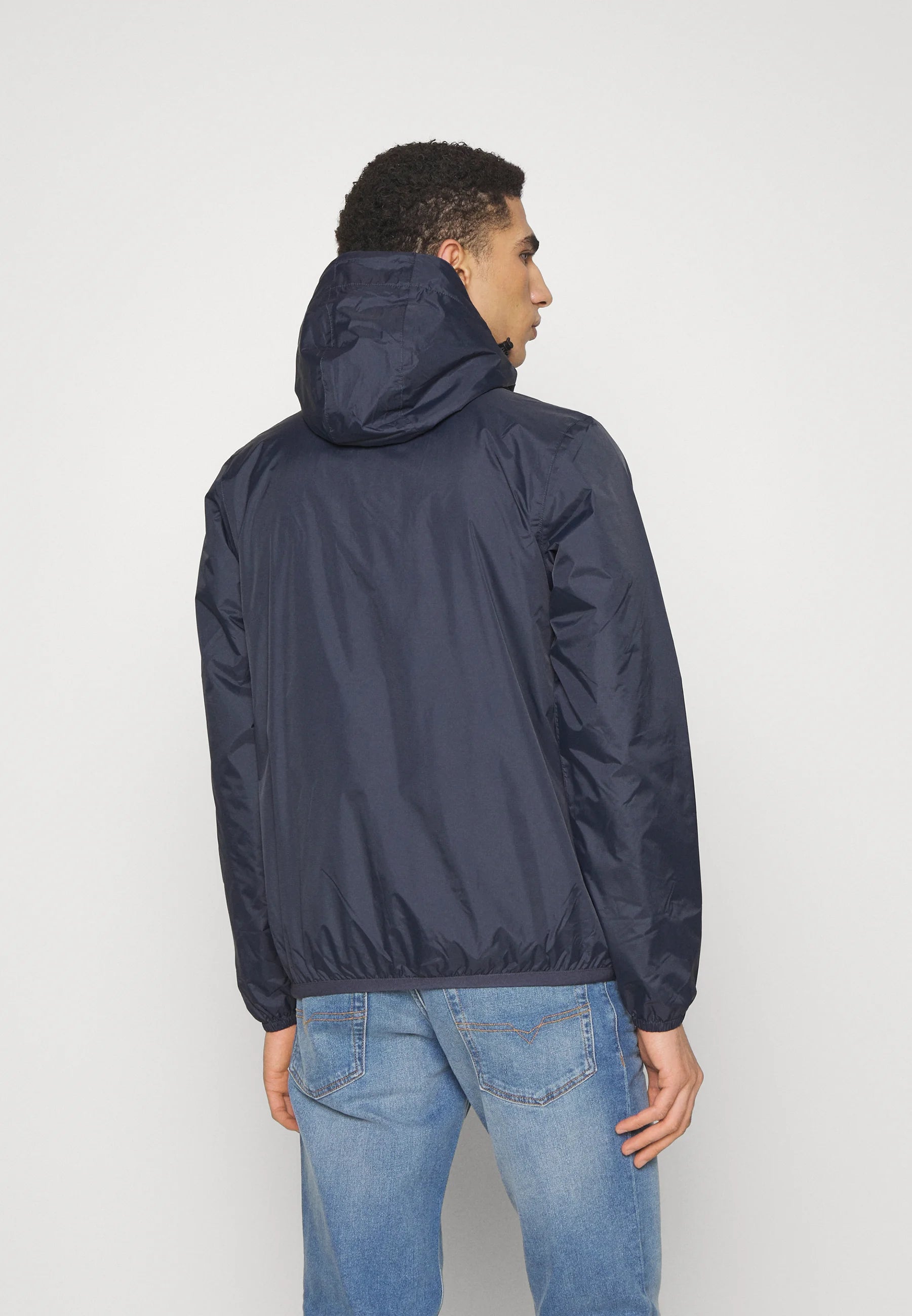 K-Way Le Vrai 3.0 Claude Warm Bleu Marine – Veste Mixte Imperméable et Coupe-Vent