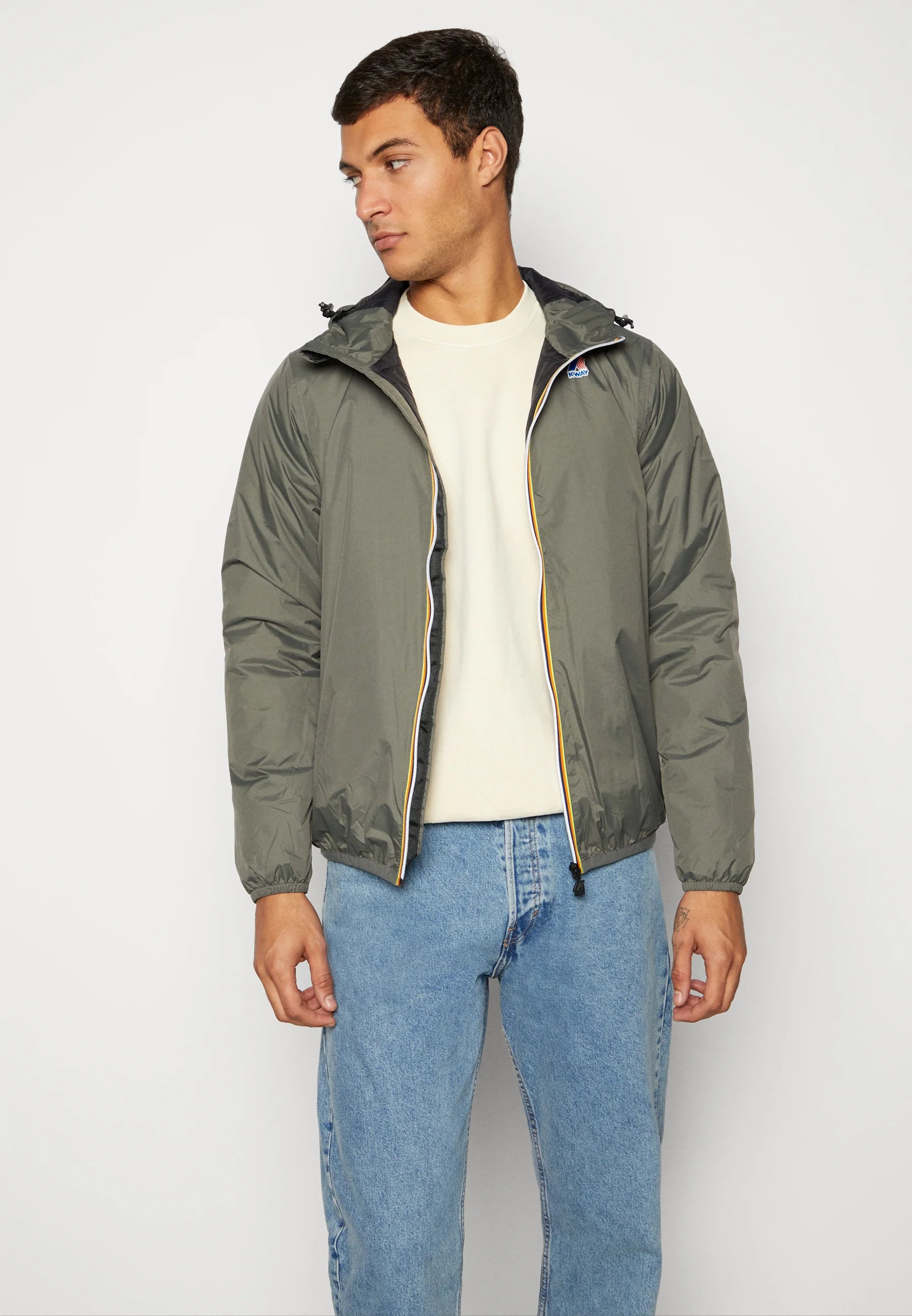 K-Way Le Vrai Claude 3.0 Warm Green Blackish – Veste Mixte Imperméable Hiver