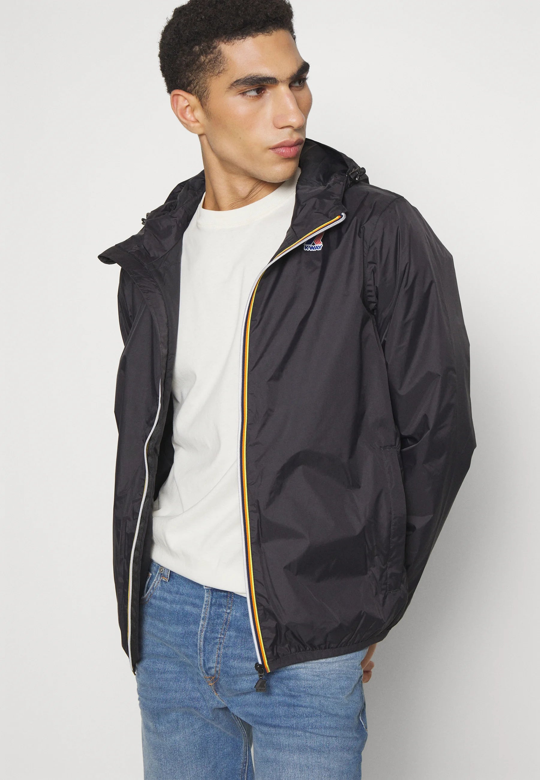 K-Way Le Vrai 3.0 Claude Warm Noir Mixte – Veste Imperméable Homme & Femme, Hiver Isolant