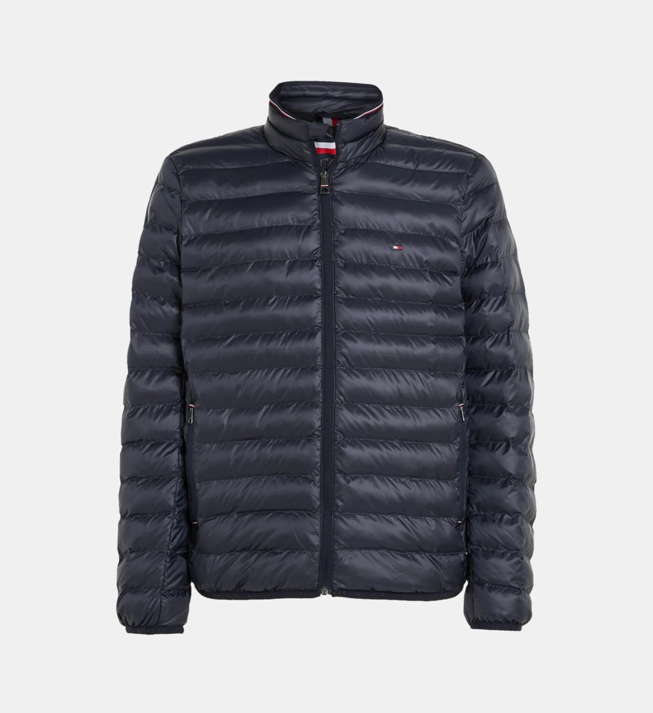Doudoune Tommy Hilfiger Homme Bleu Marine – Capuche, Légère & Chaude, Hiver Urbain