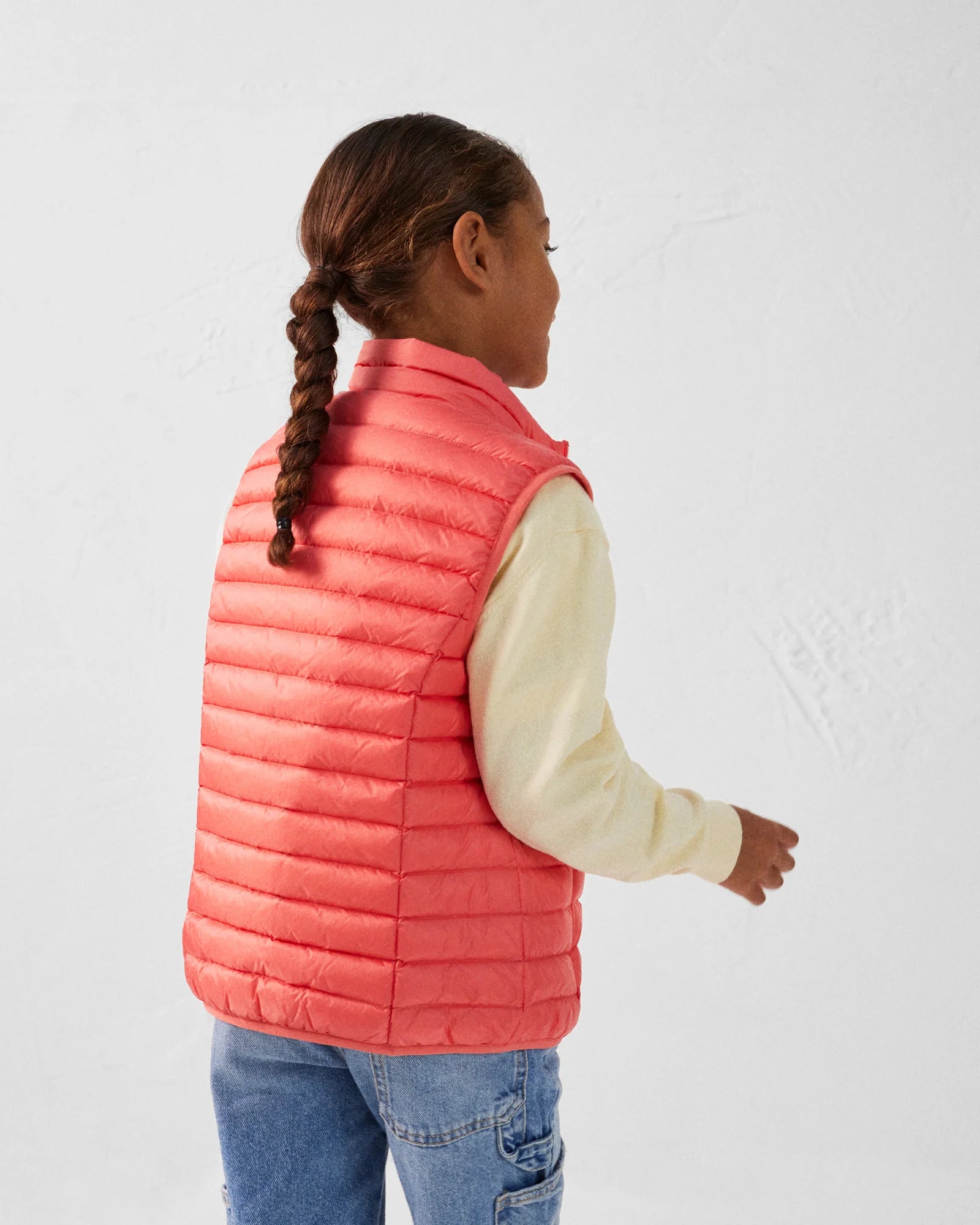Doudoune Zoe rouge - Doudoune sans manches enfant