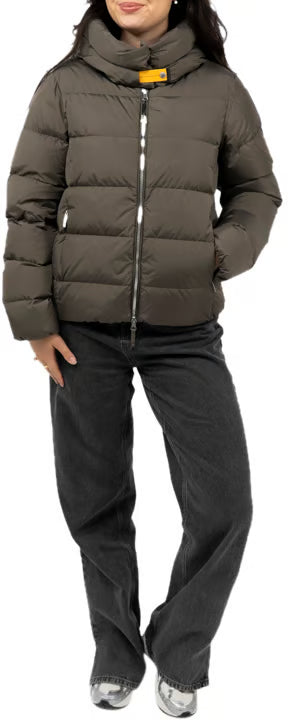 Doudoune Jinny Parajumpers Femme Vert Olive – Puffer Jacket Grand Froid Imperméable et Confortable