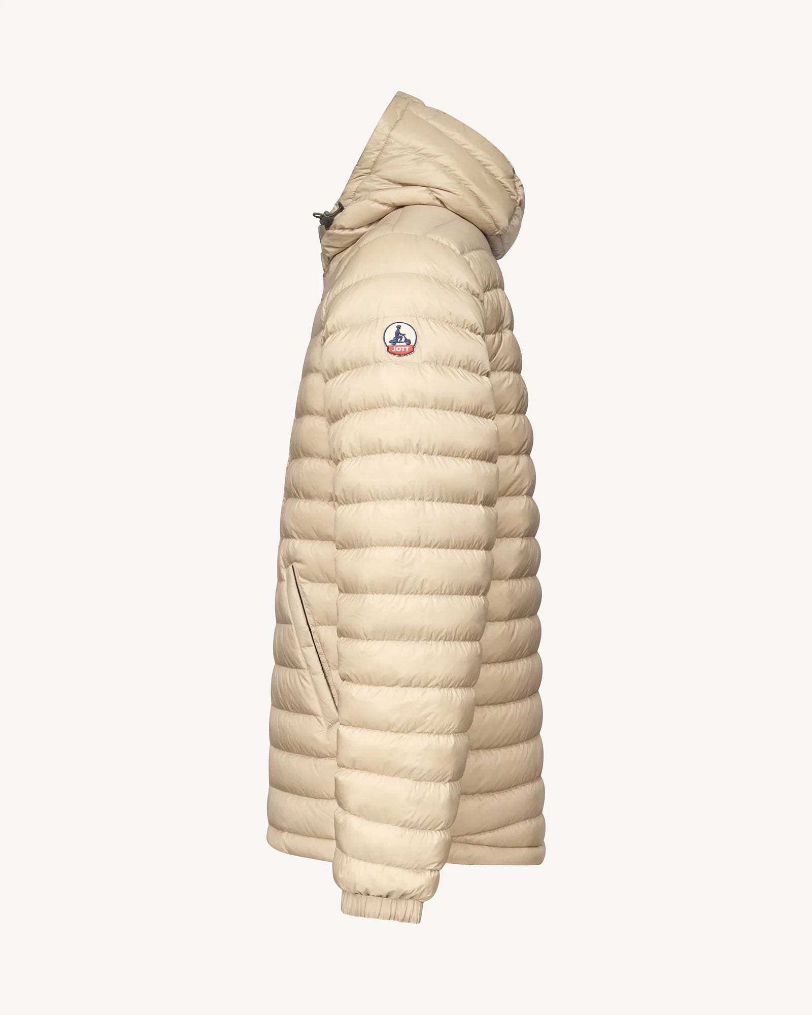 Jott Doudoune Bergen Réversible Homme Vert Army et beige – Manteau Légère, Imperméable & Tendance | Urban Chic Boutiques