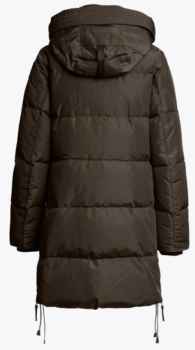Doudoune longue femme Parajumpers Earth brown – Manteau grand froid hiver marron