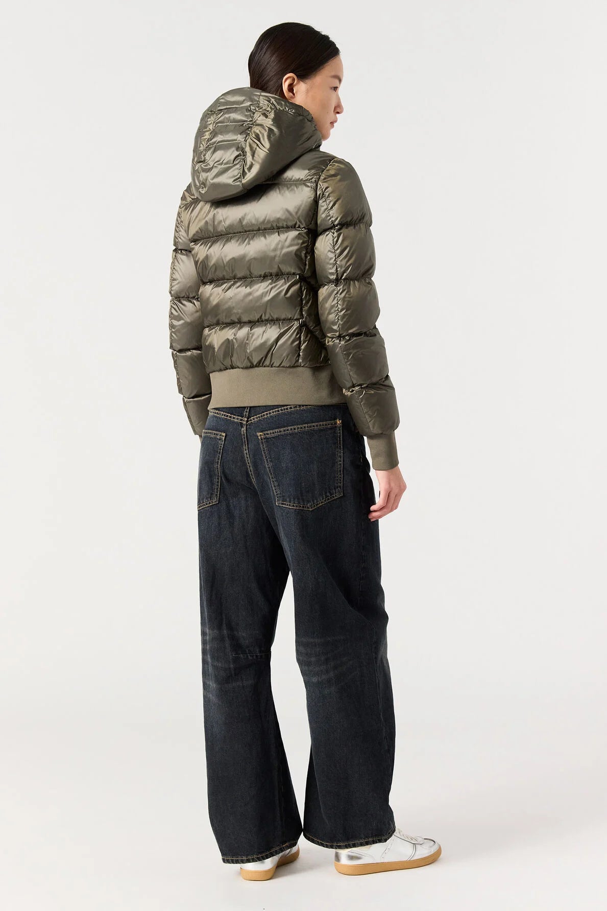 Doudoune Mariah vert olive Parajumpers femme — Puffer jacket chaude imperméable hiver, grand froid