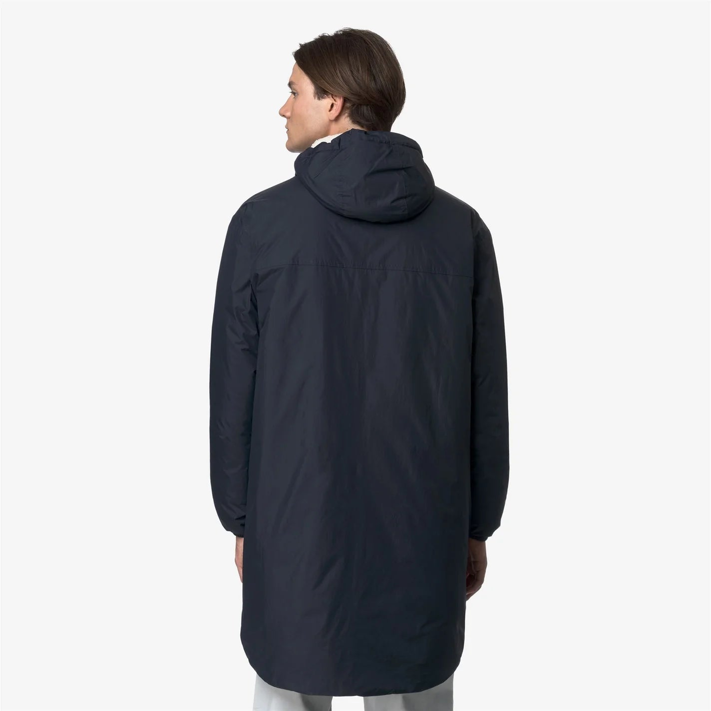 K-Way Le Vrai 4.0 Eiffel Orsetto Mixte – Imperméable Bleu Marine Capuche Confort Hiver