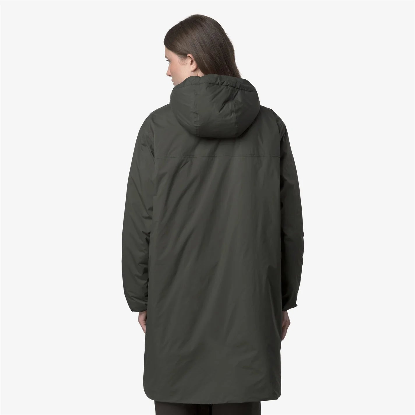 K-Way Le Vrai 4.0 Eiffel Orsetto Mixte Green Blackish – Veste Imperméable Chaude Homme & Femme