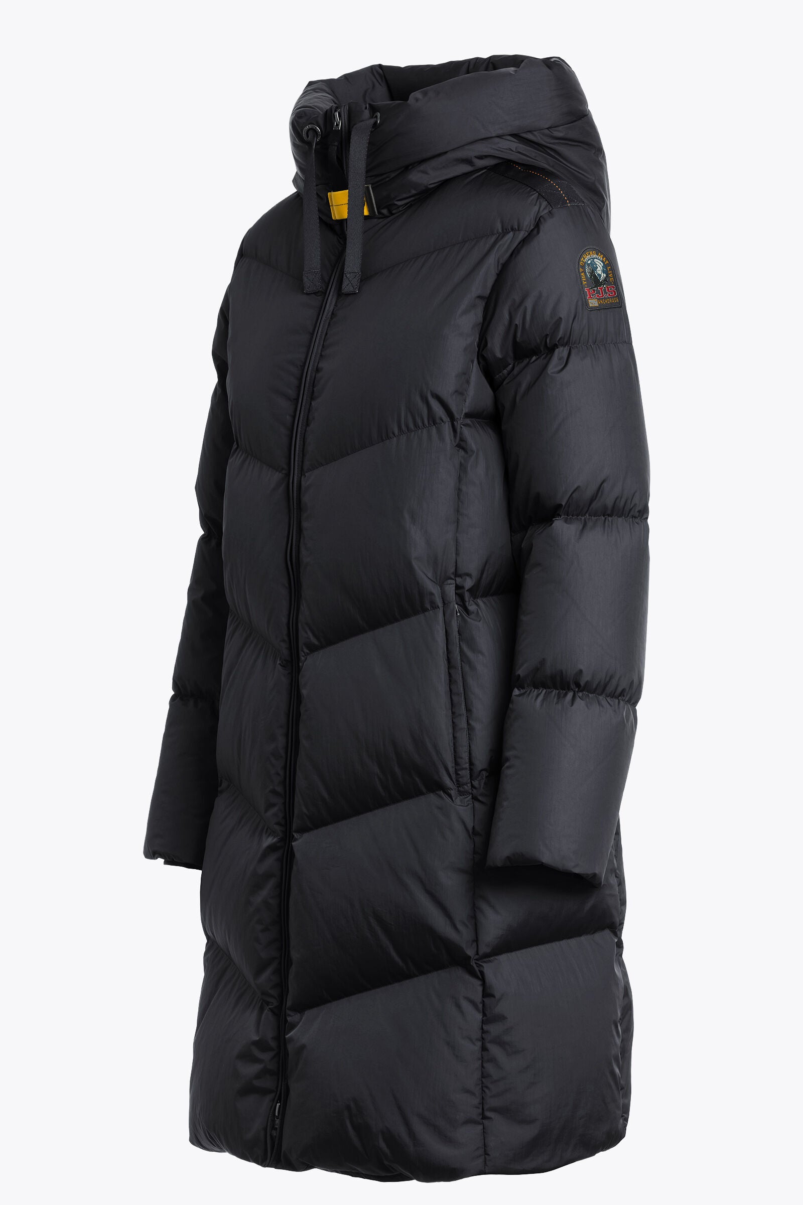 Doudoune Femme Parajumpers Rindou Pencil – Manteau Grand Froid, Capuche, Durable, Noir | Urban Chic Boutiques