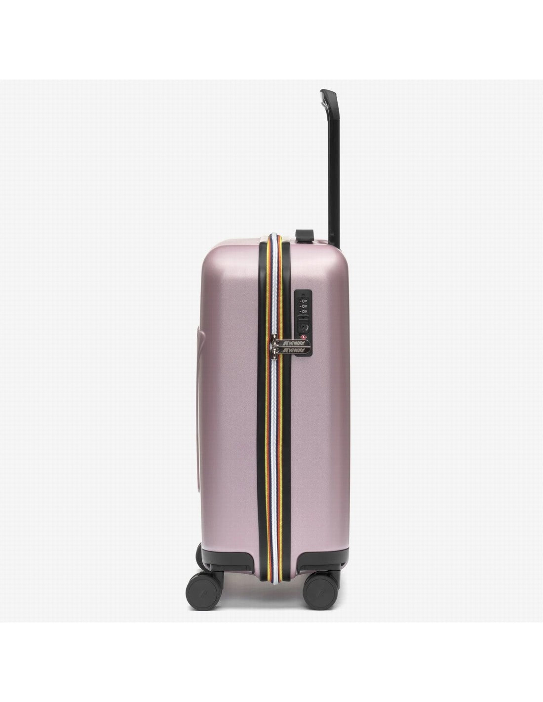 Valise Cabine K-Way Rose Polycarbonate - Bagages Légers Voyage