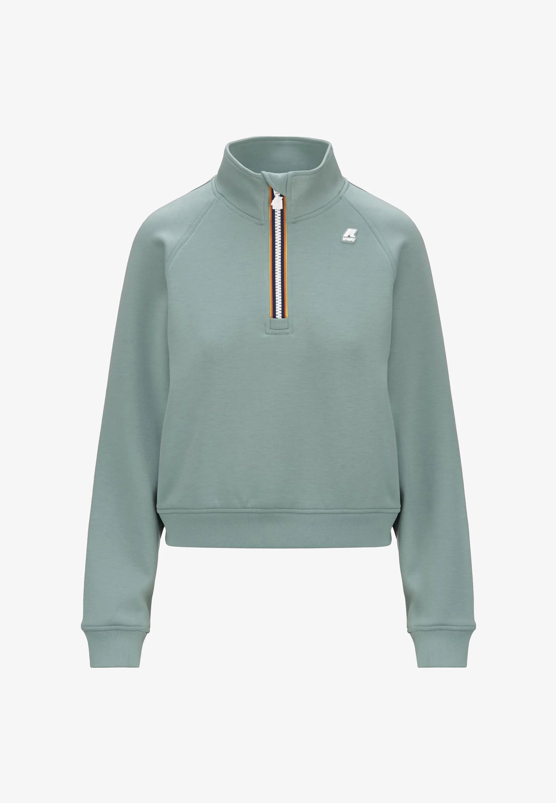 Sweat Vert Amande Femme K-Way Jeunne Light Spacer – Pull Sport et Streetwear Confortable