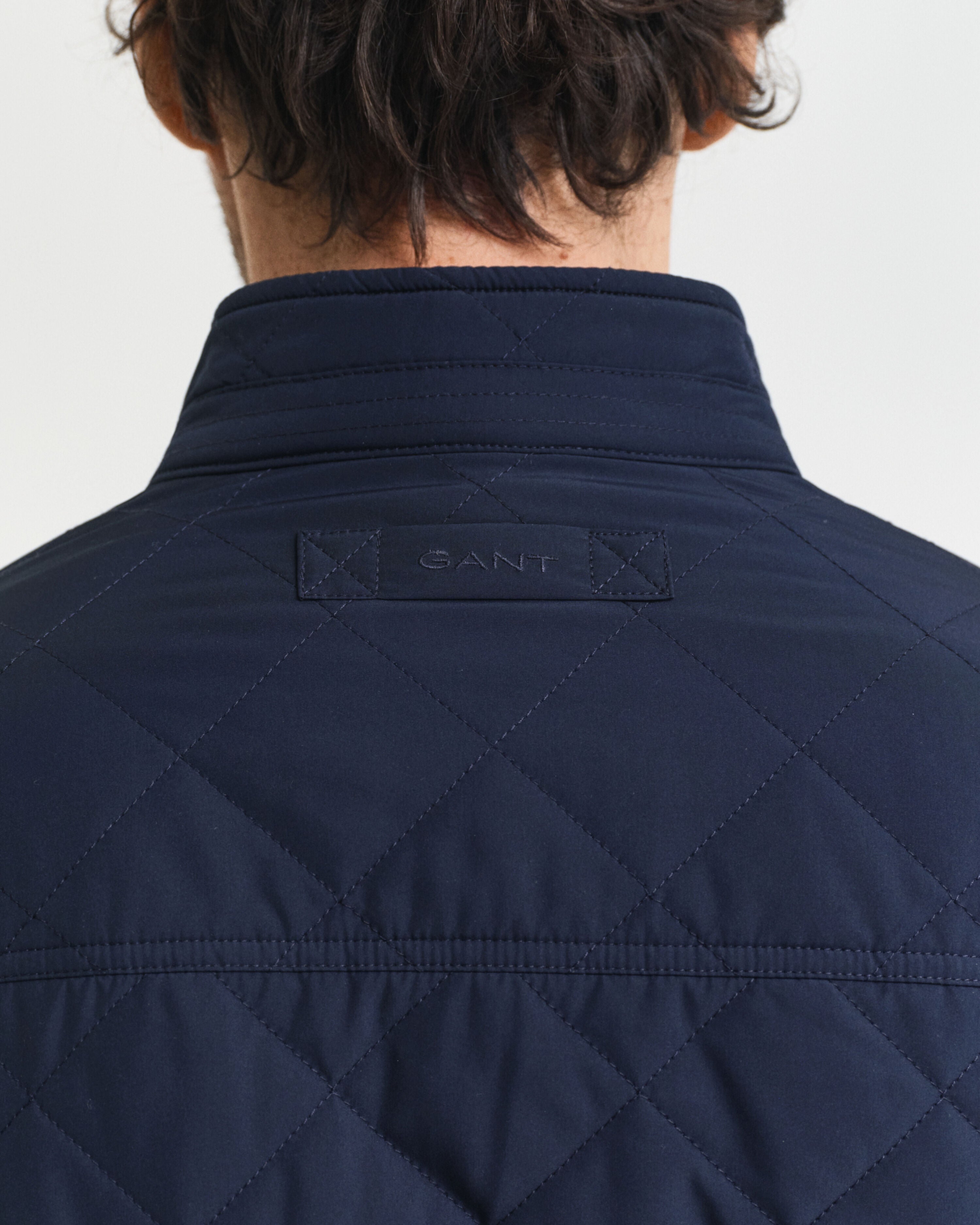 Veste matelassée homme bleu marine Gant | Quilted Windcheater | Vestes bomber hiver mi-saison