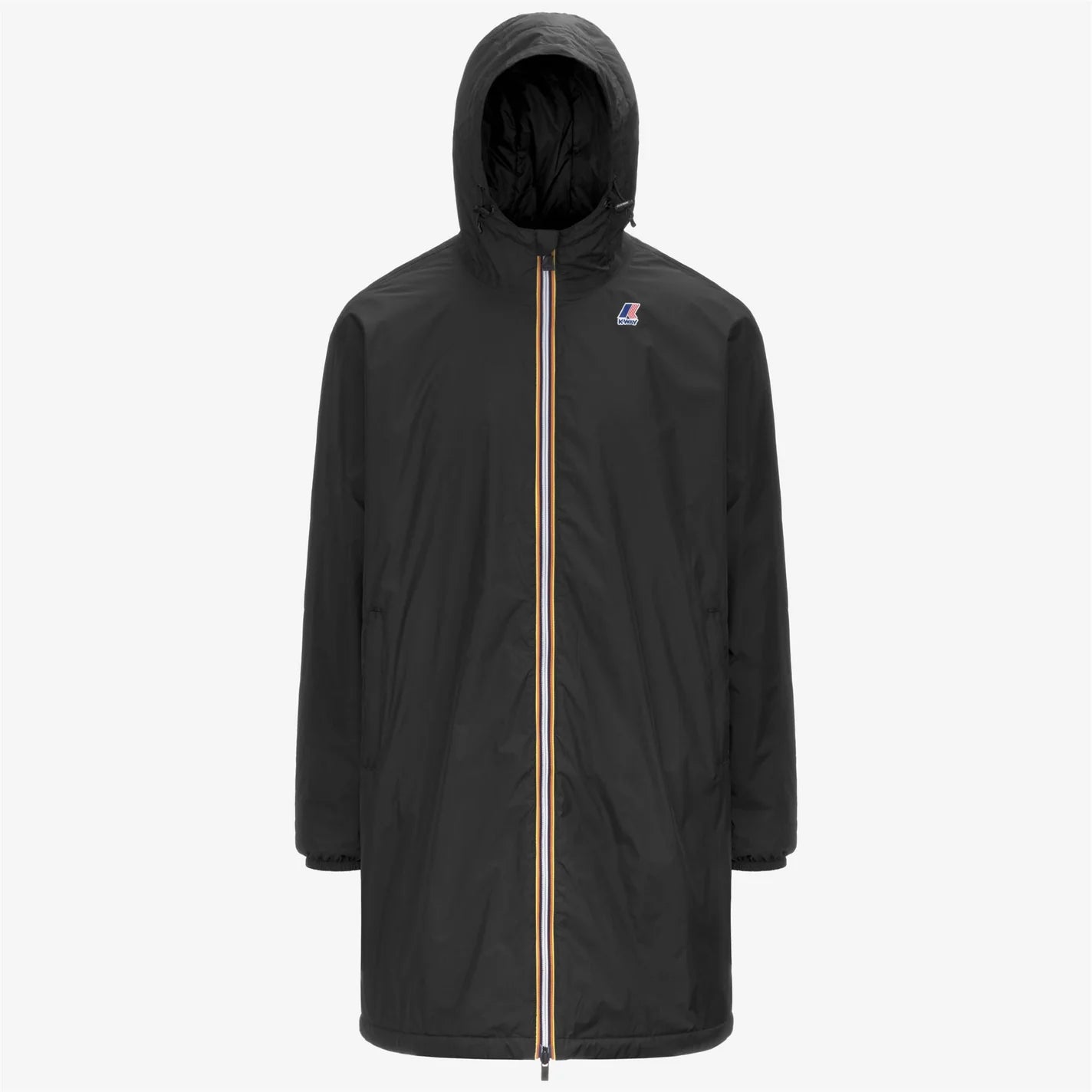 K-Way Le Vrai 4.0 Warm Eiffel Noir Mixte – Veste imperméable coupe-vent unisexe, Automne/Hiver