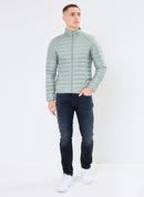 Jott Mat - Doudoune Légère Homme Vert Minéral | Veste Puffer Mi-Saison Confortable – Urban Chic