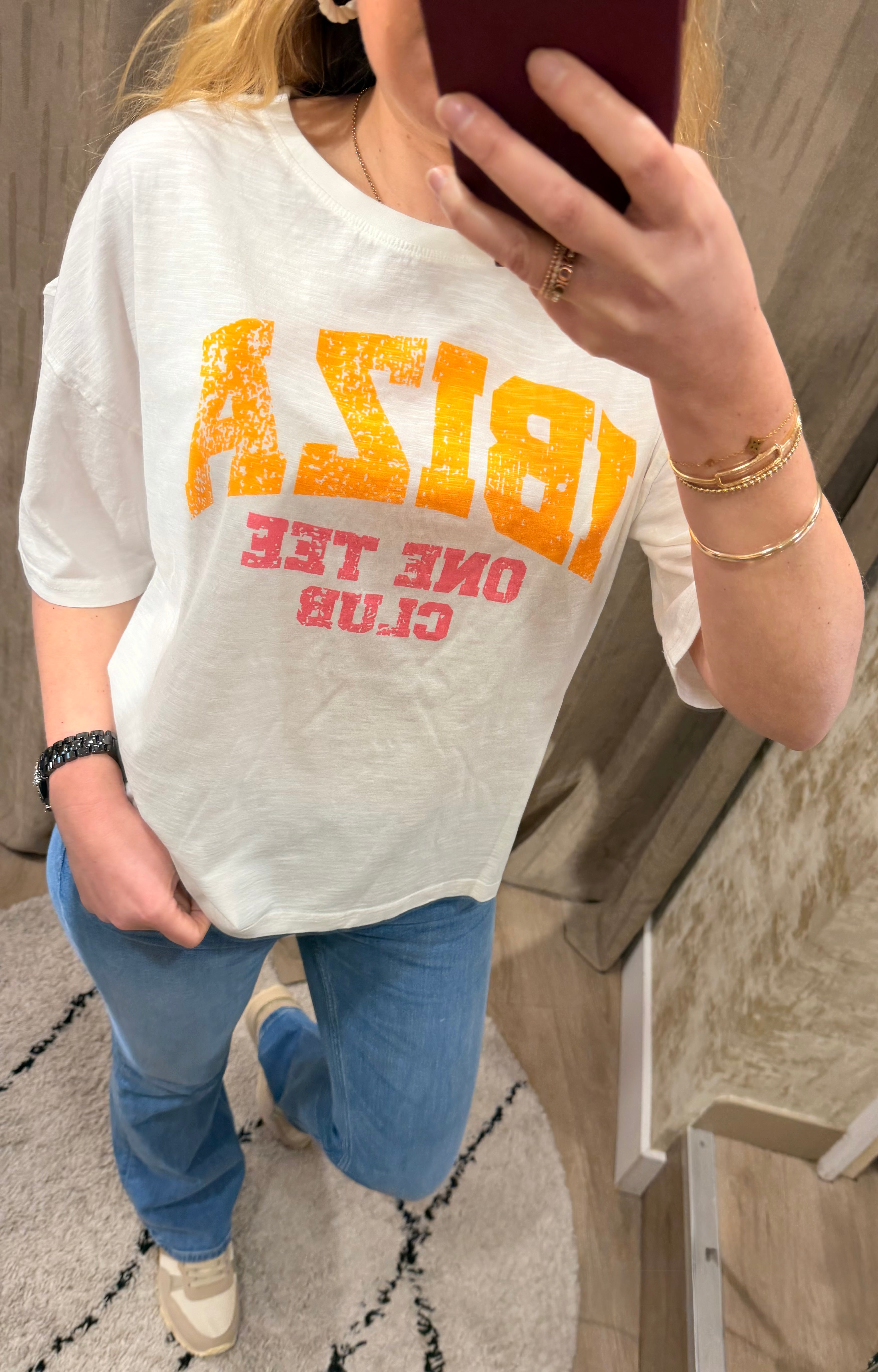 T-shirt oversize LUNA, NAYA ou ALBA en coton coupe Boyfriend - ONE TEE