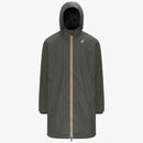 K-Way Le Vrai 3.0 Eiffel Warm Green Blackish - Parka longue unisexe isolée
